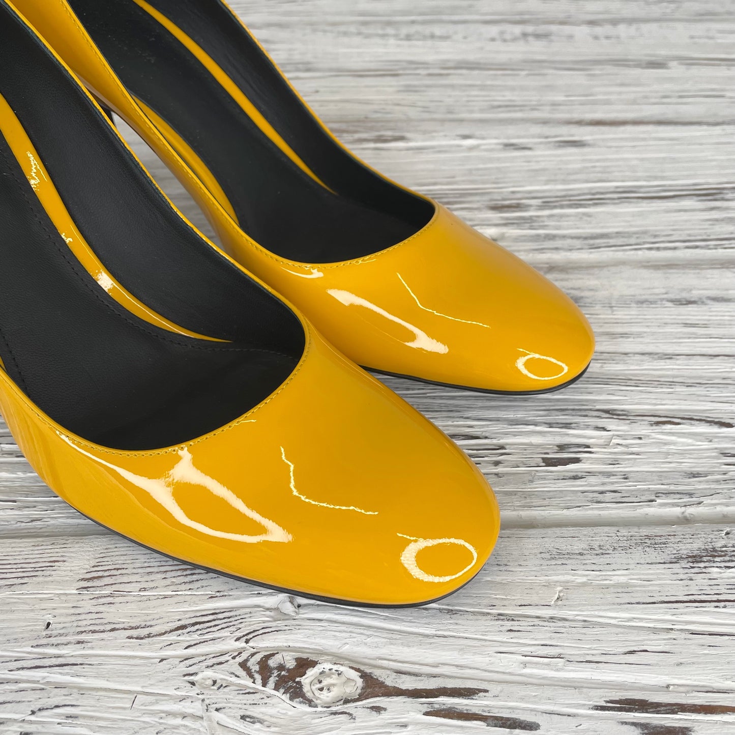 BOTTEGA VENETA Yellow Isabel Heels