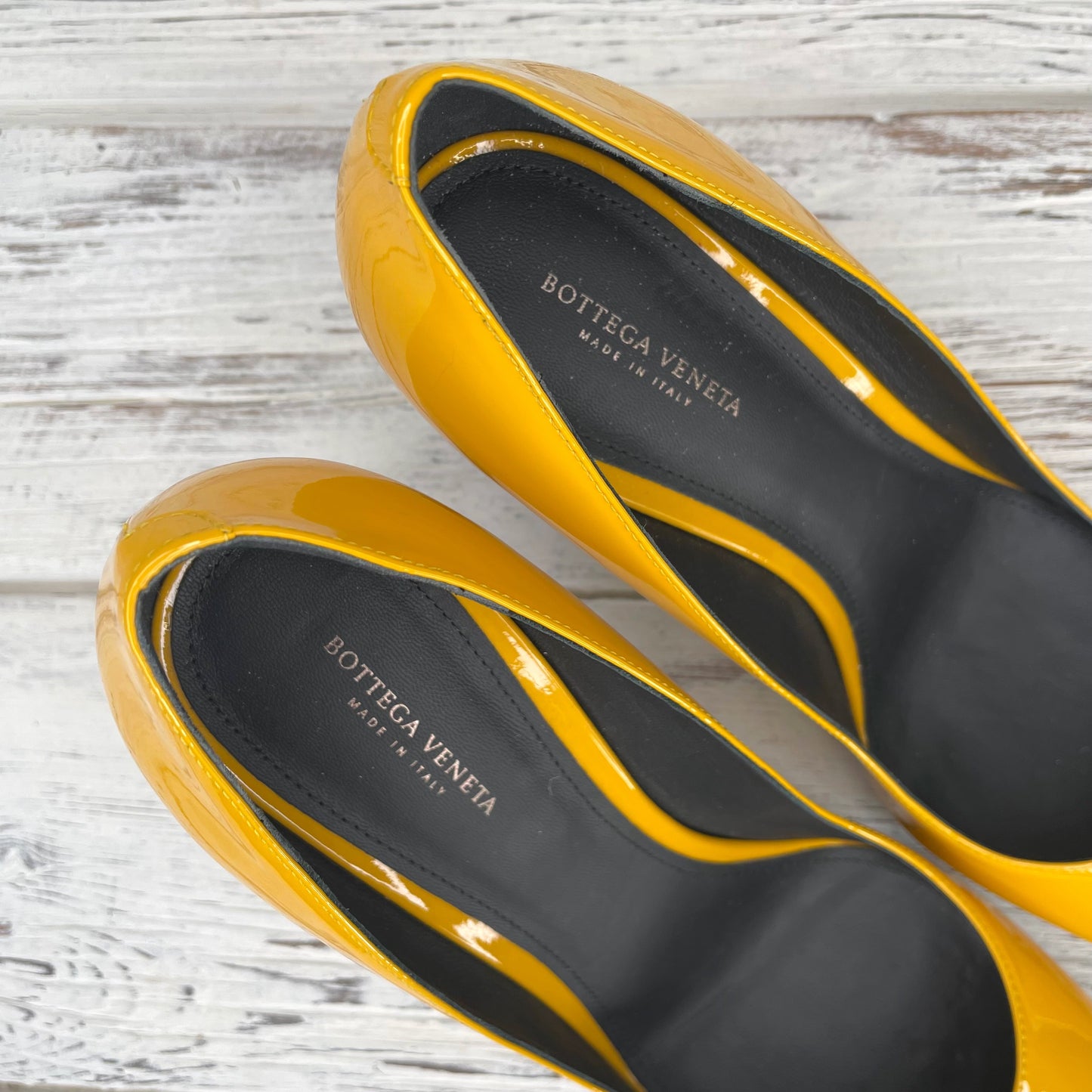 BOTTEGA VENETA Yellow Isabel Heels