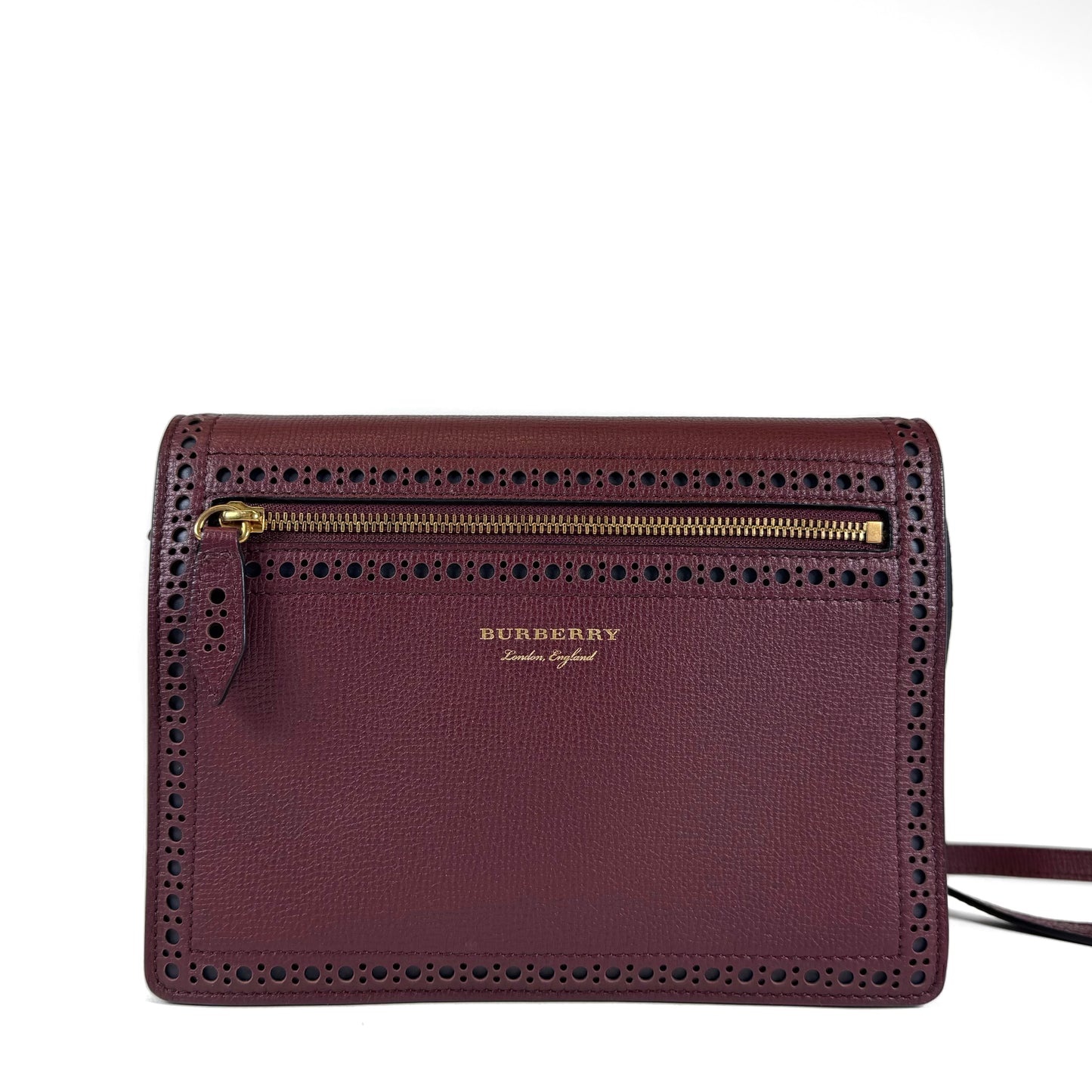 Burberry Macken Brogue Crossbody Bag