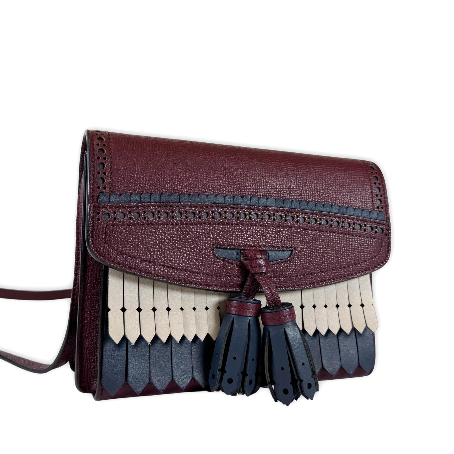 Burberry Macken Brogue Crossbody Bag