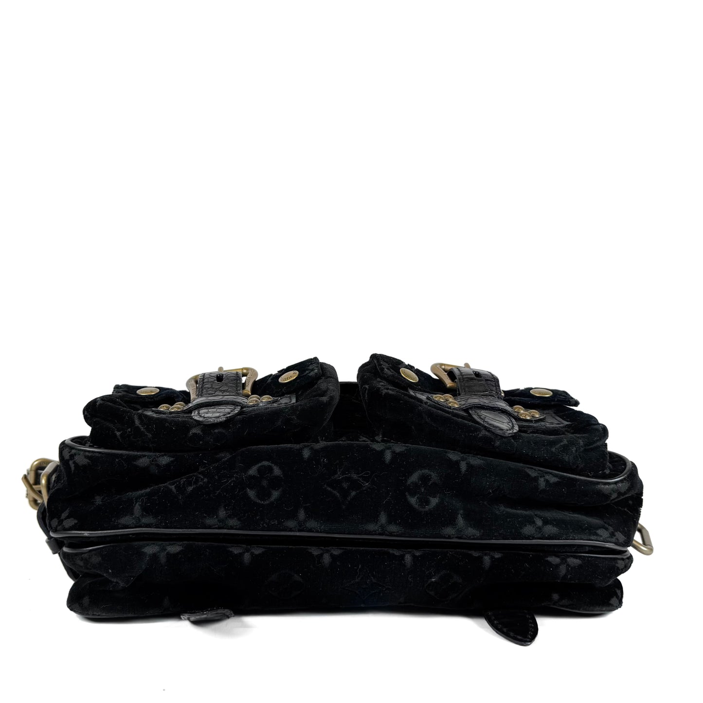Louis Vuitton Limited Edition Monogram Velour Clyde Mon Bag