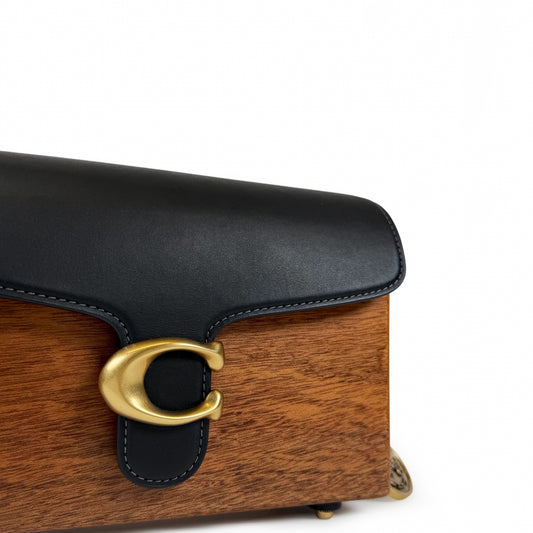 Coach x CLOT Tabby Wood & Leather Shoulder Bag