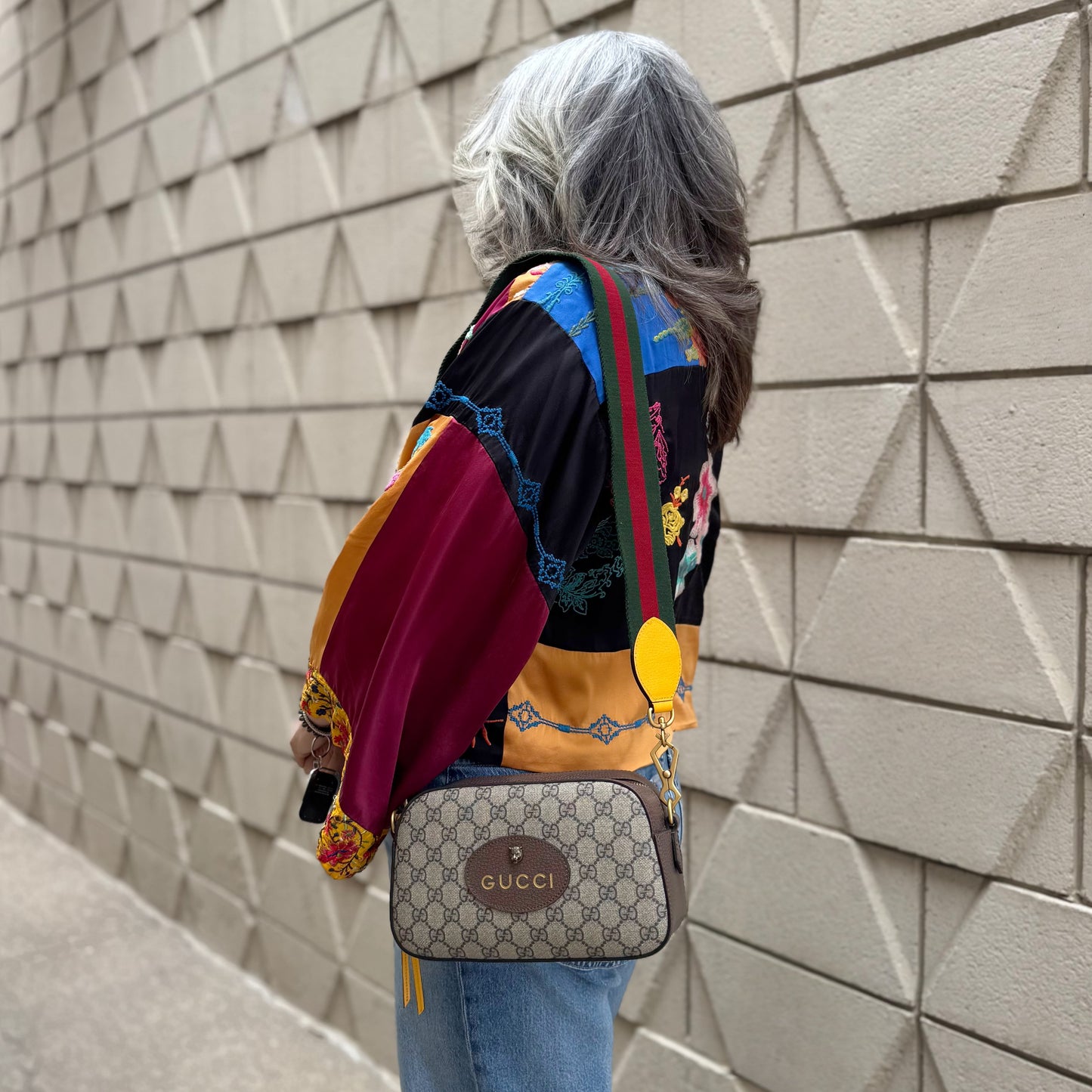 Gucci Neo GG Supreme Vintage Camera Bag