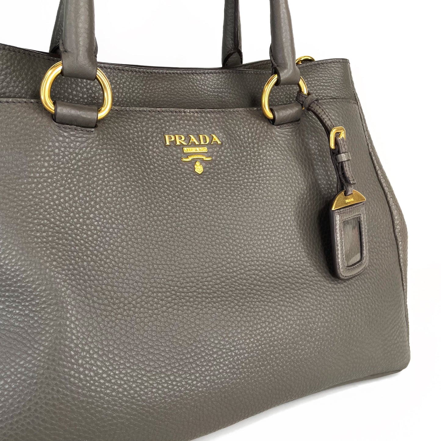 Prada Phenix Vitella Daino Tote