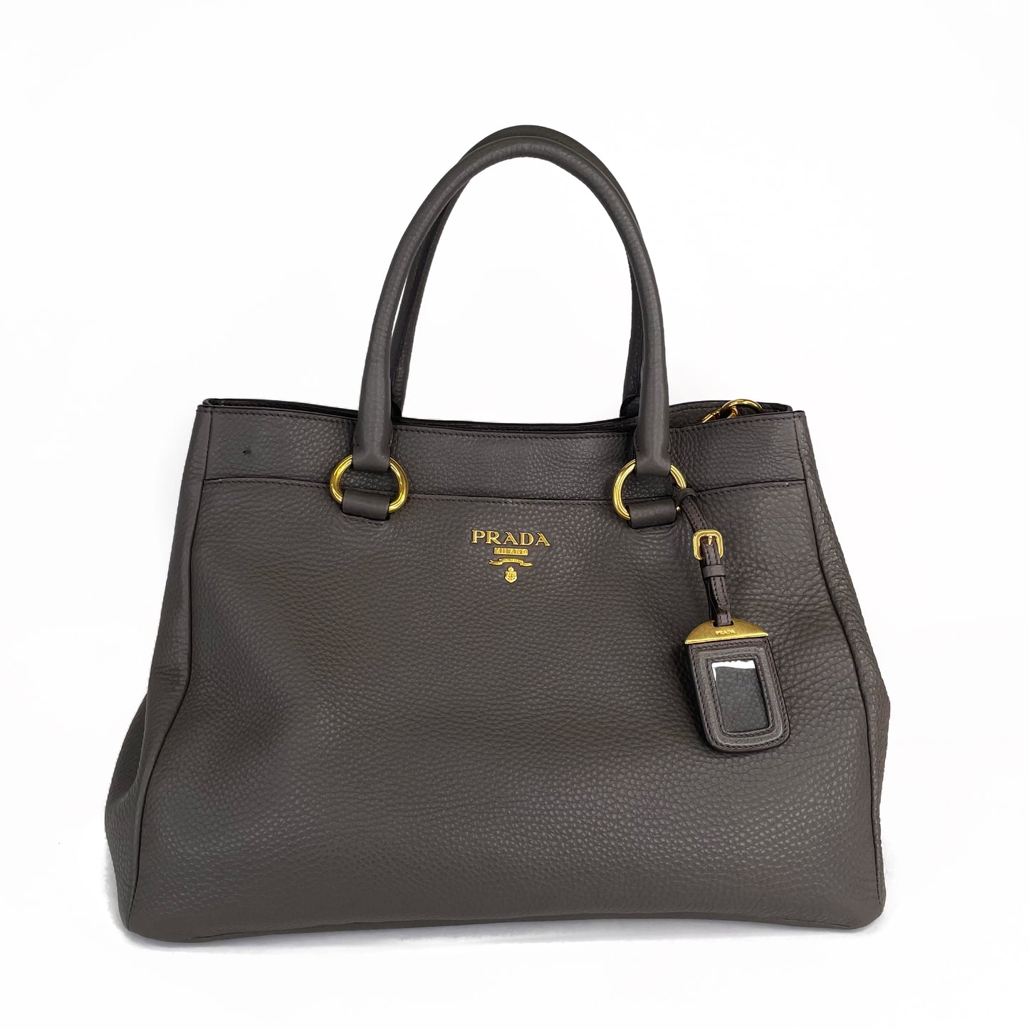 Prada Phenix Vitella Daino Tote