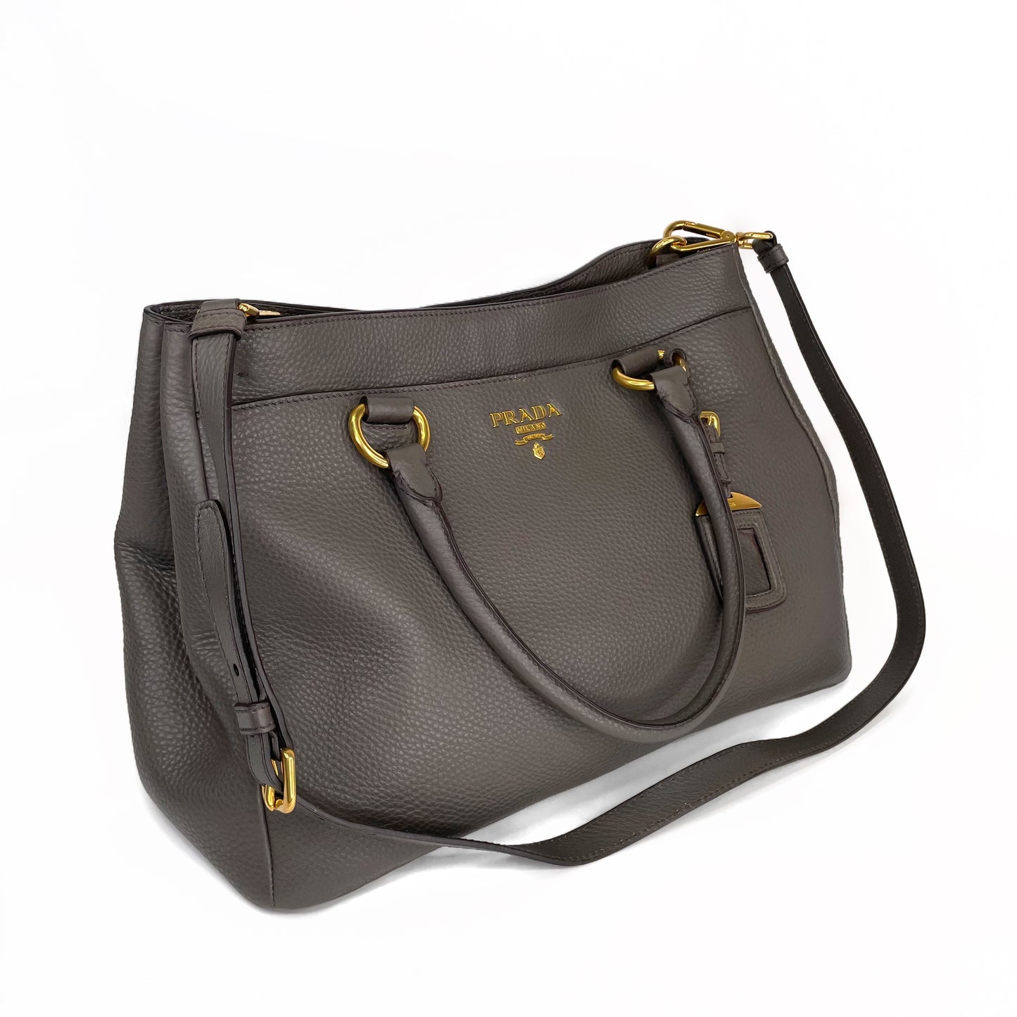 Prada Phenix Vitella Daino Tote