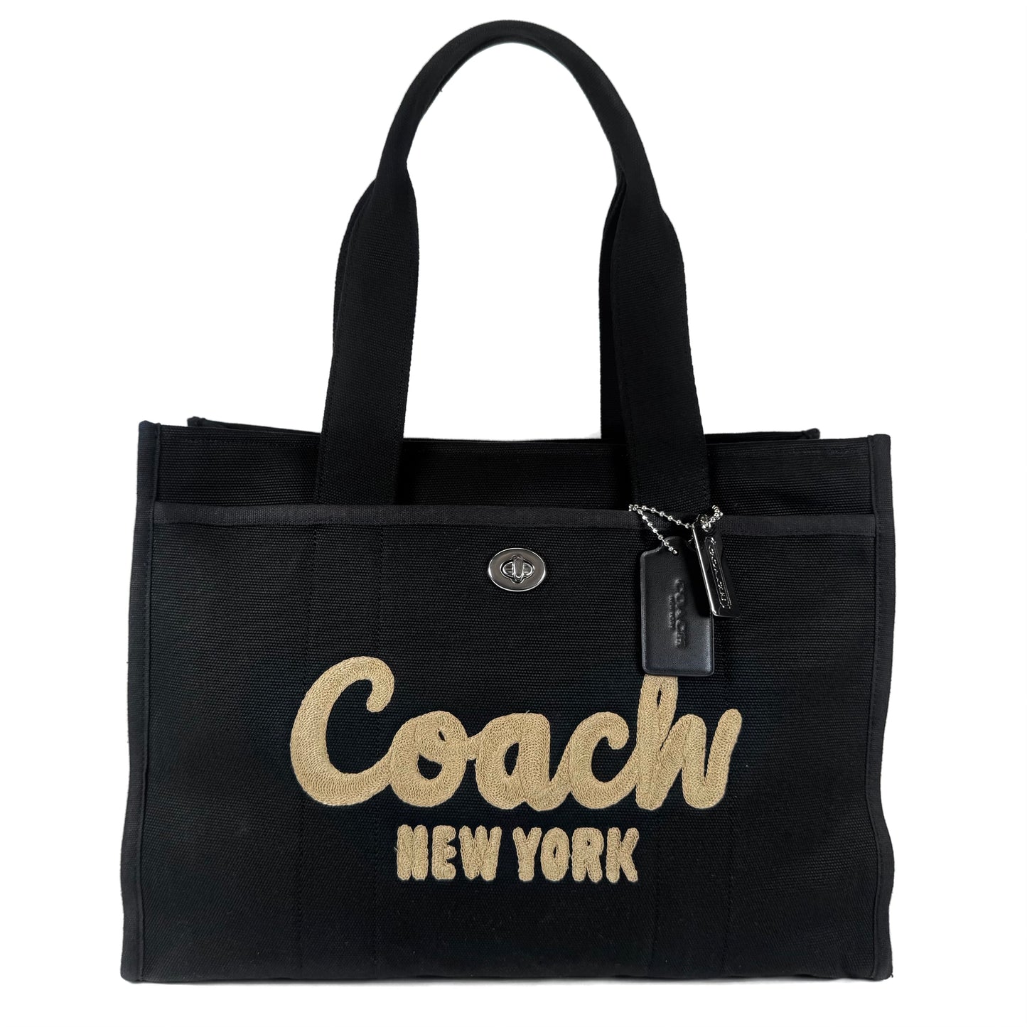 Coach Cargo Black Tote Bag