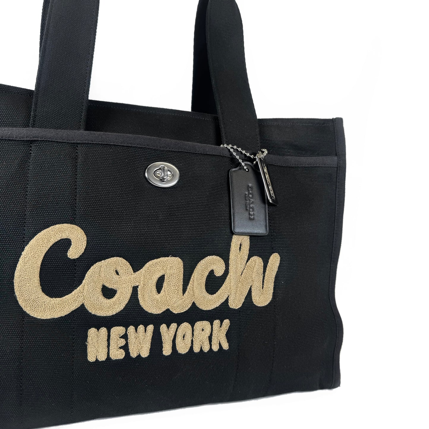 Coach Cargo Black Tote Bag
