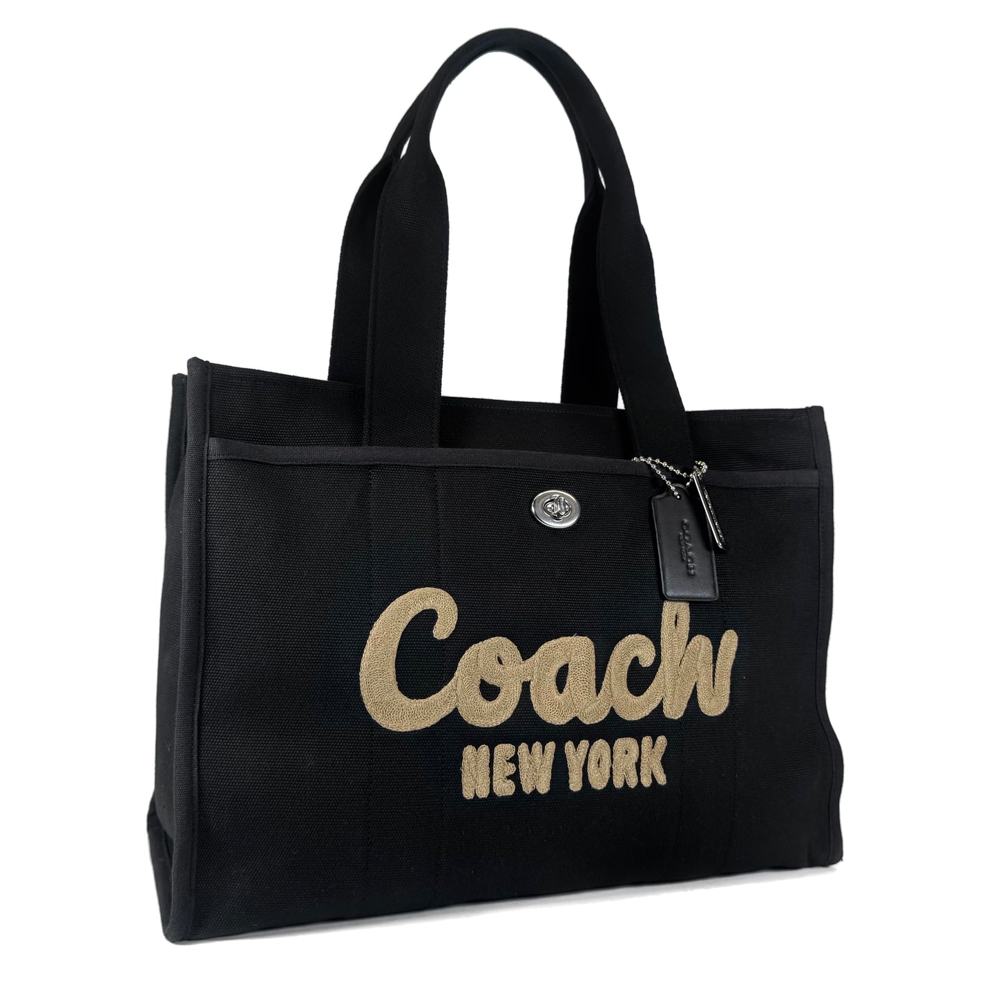 Coach Cargo Black Tote Bag