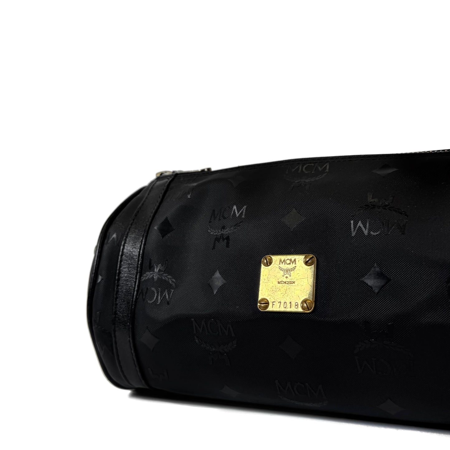 MCM Visetos Barrel Bag