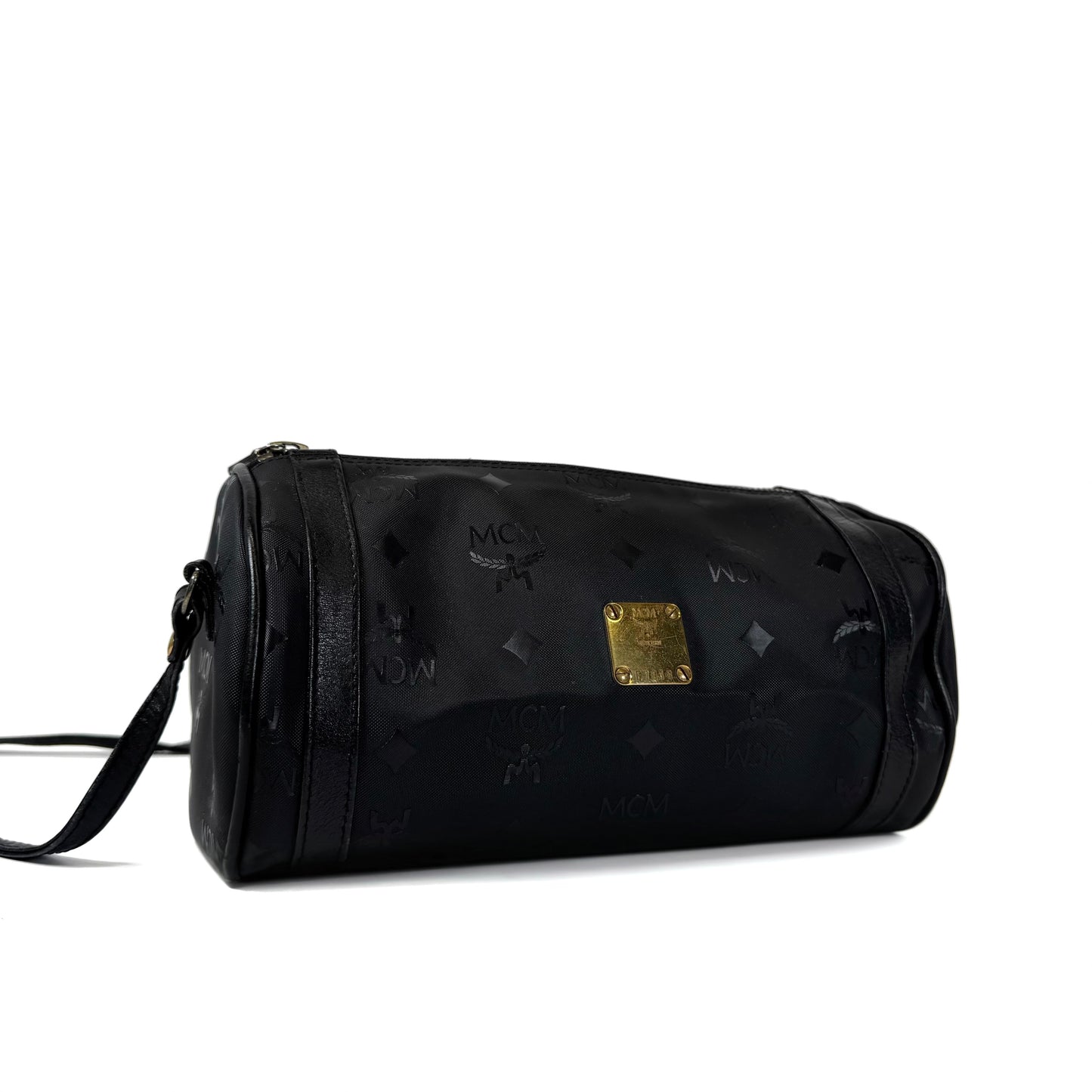 MCM Visetos Barrel Bag