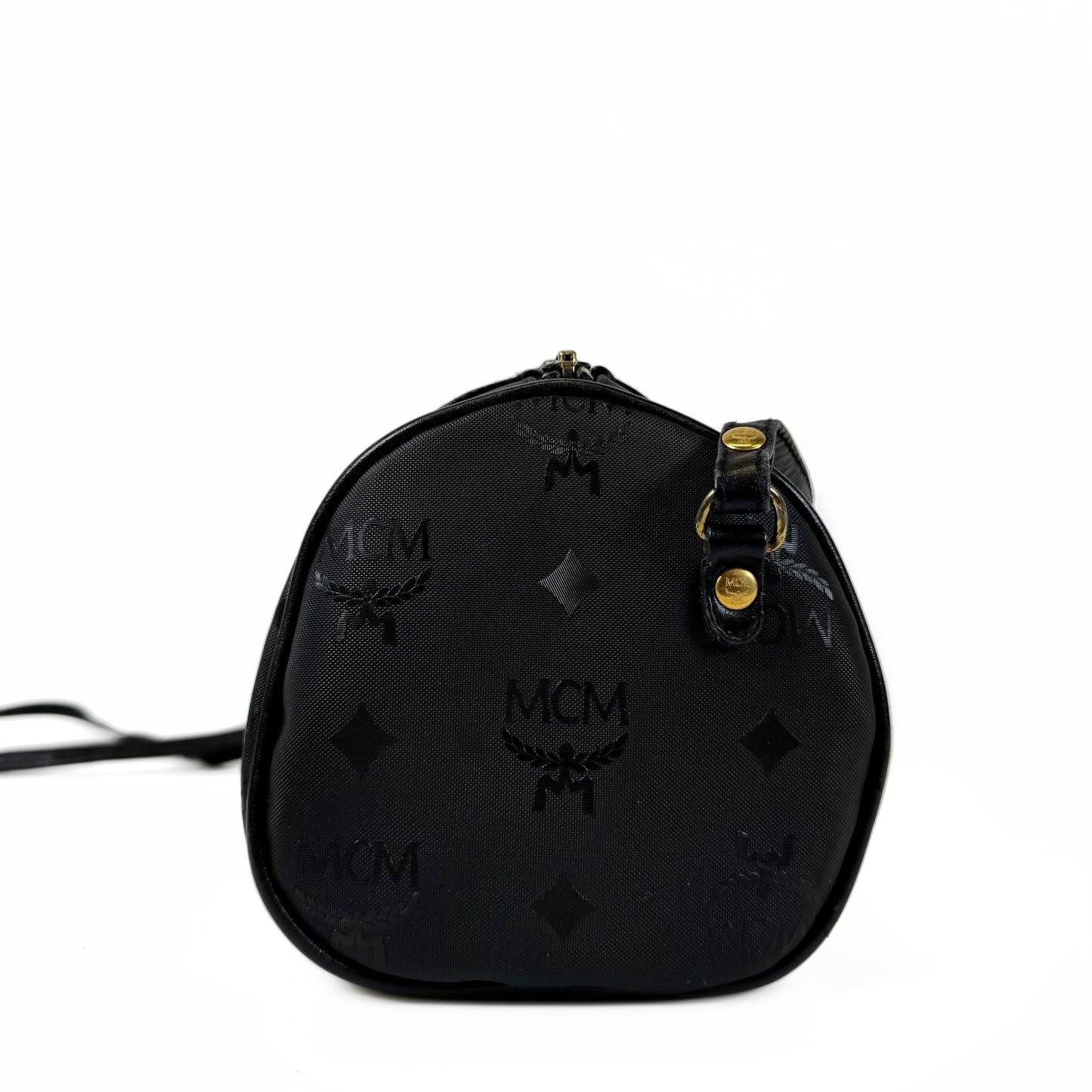 MCM Visetos Barrel Bag
