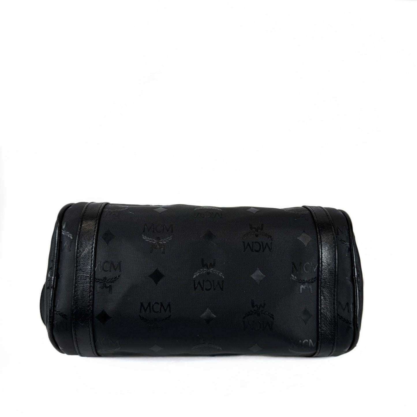 MCM Visetos Barrel Bag