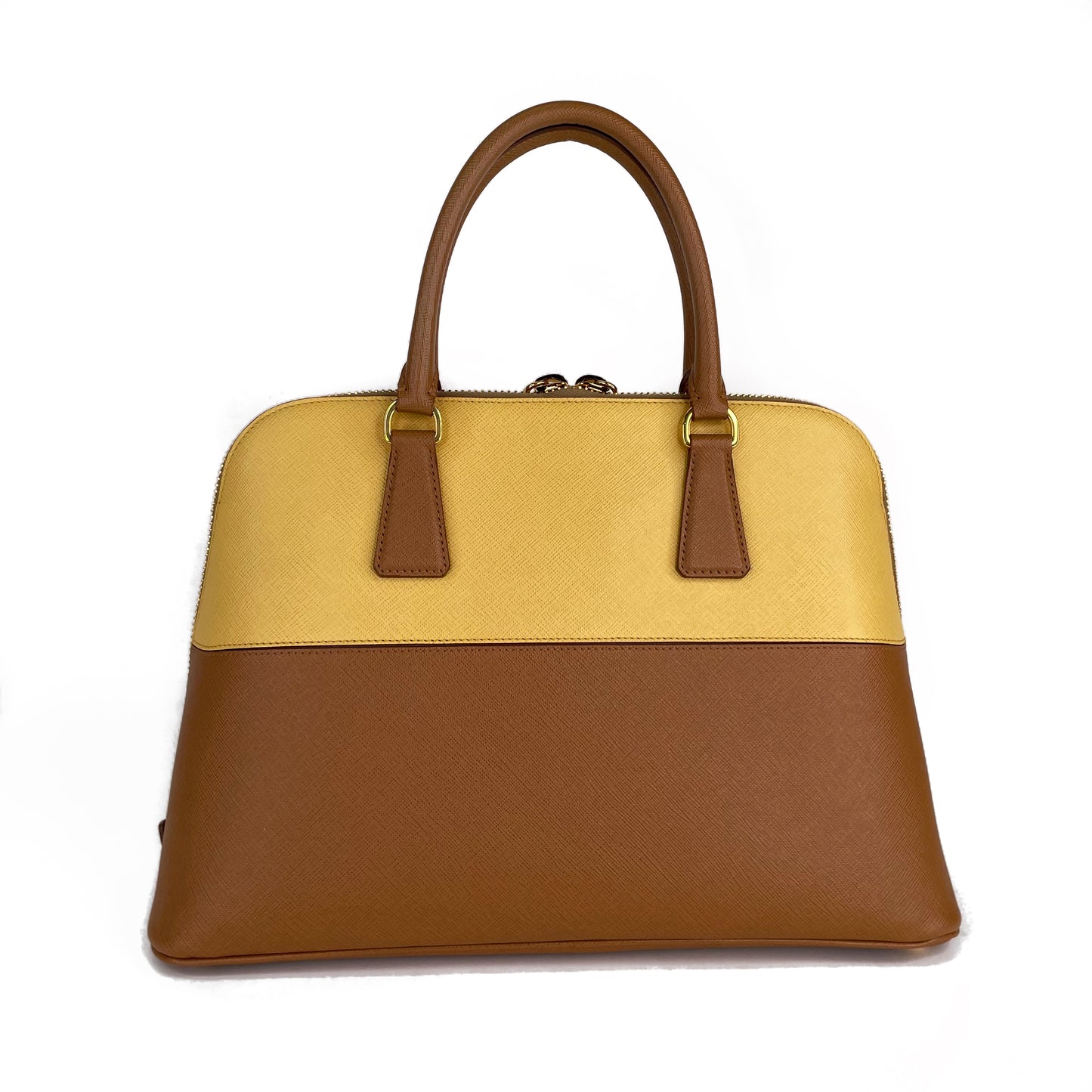 Prada Two-Tone Promenade Dome Bag