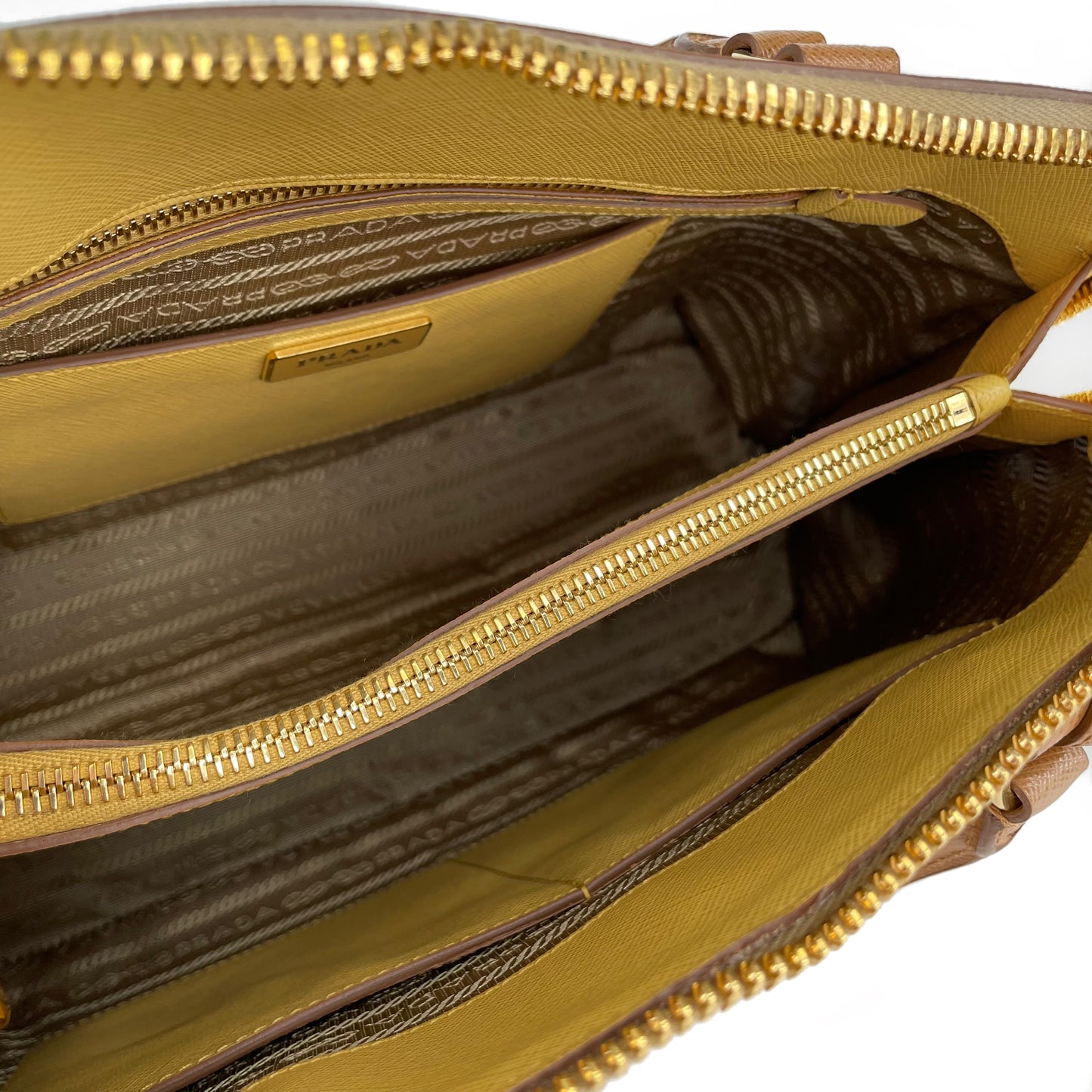 Prada Two-Tone Promenade Dome Bag