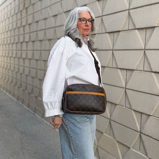 Authentic Louis Vuitton Reporter PM Bag