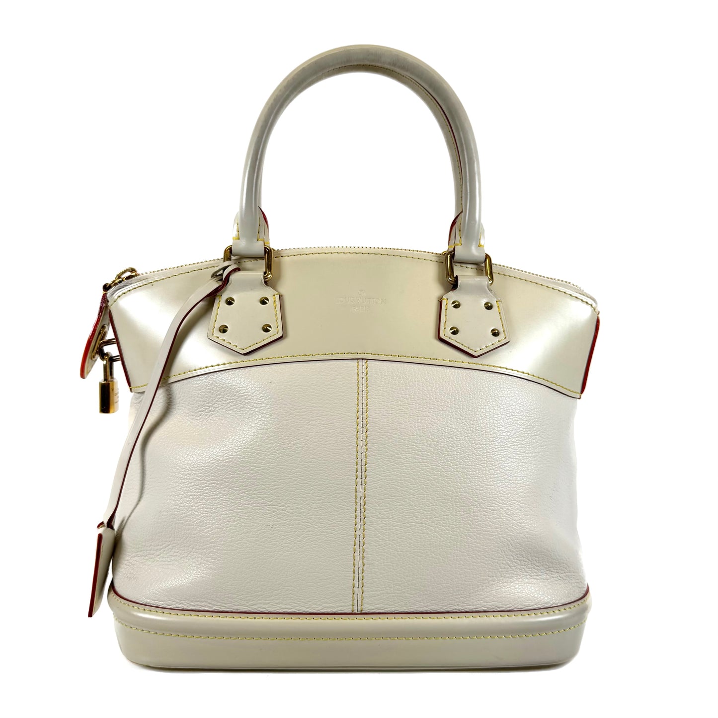 Louis Vuitton Lockit Suhali White Bag