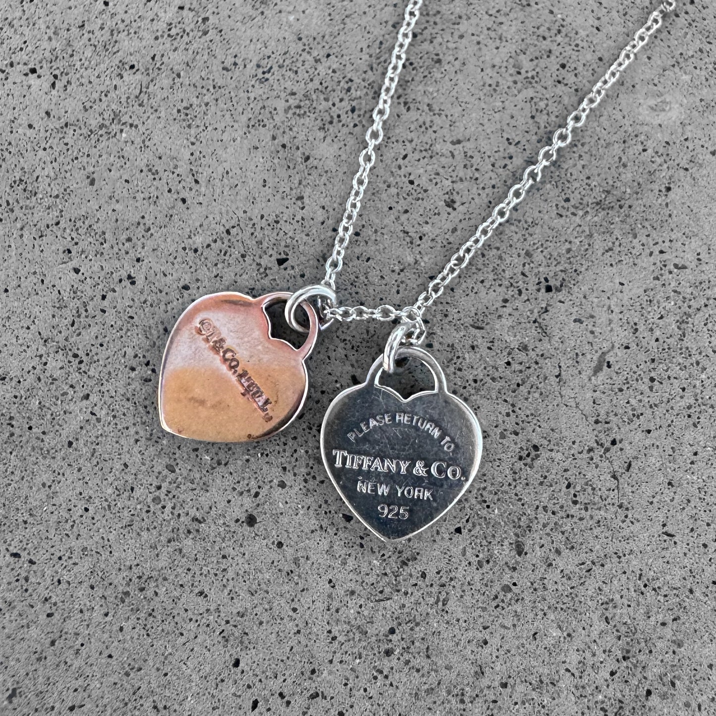 Tiffany Double Heart Necklace