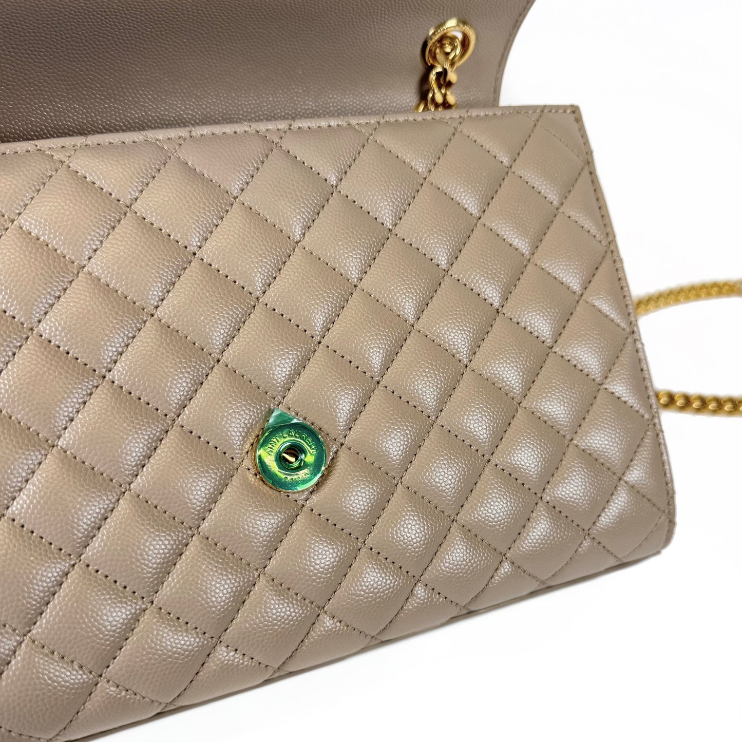 Saint Laurent Envelope Triquilt Medium Shoulder Bag