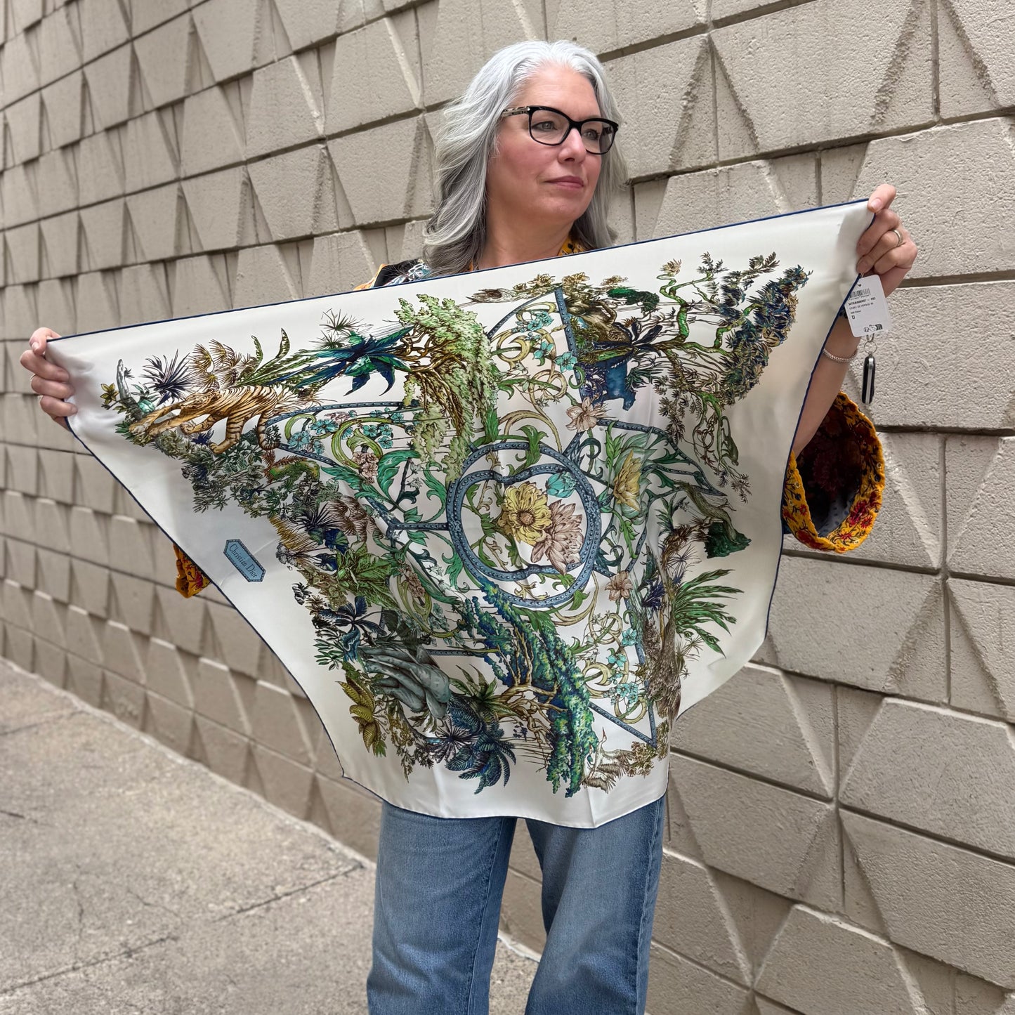 Christian Dior Étoile de Voyage Silk Scarf