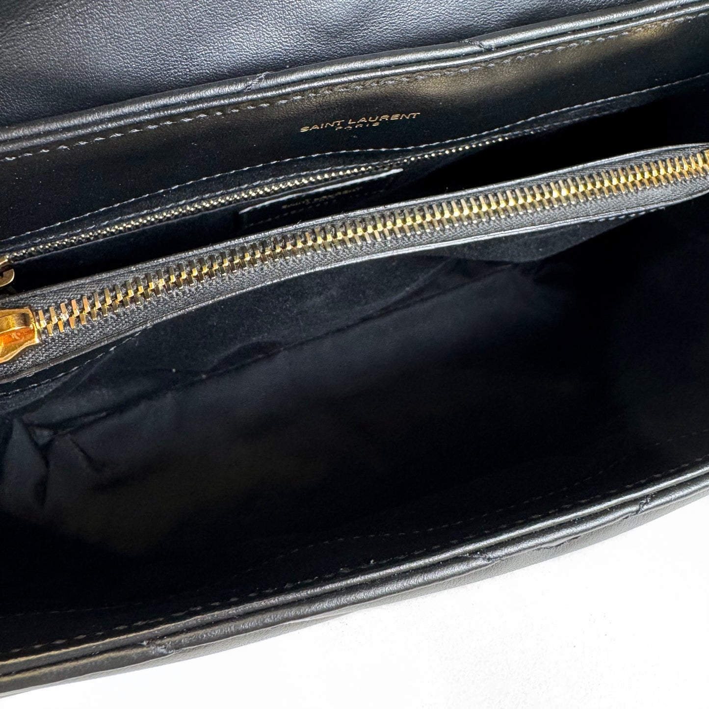 Saint Laurent Lou Lou Chevron Medium Bag