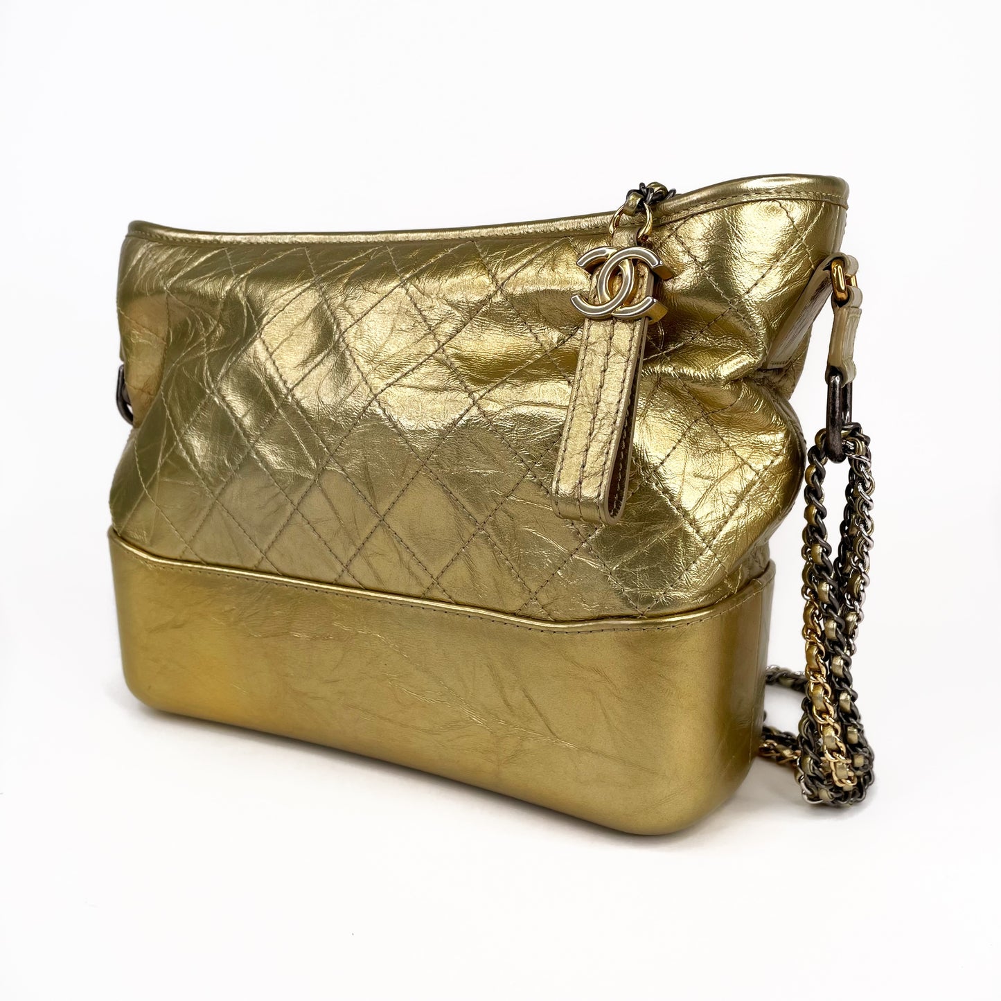 Chanel Gabrielle Bag Gold Medium