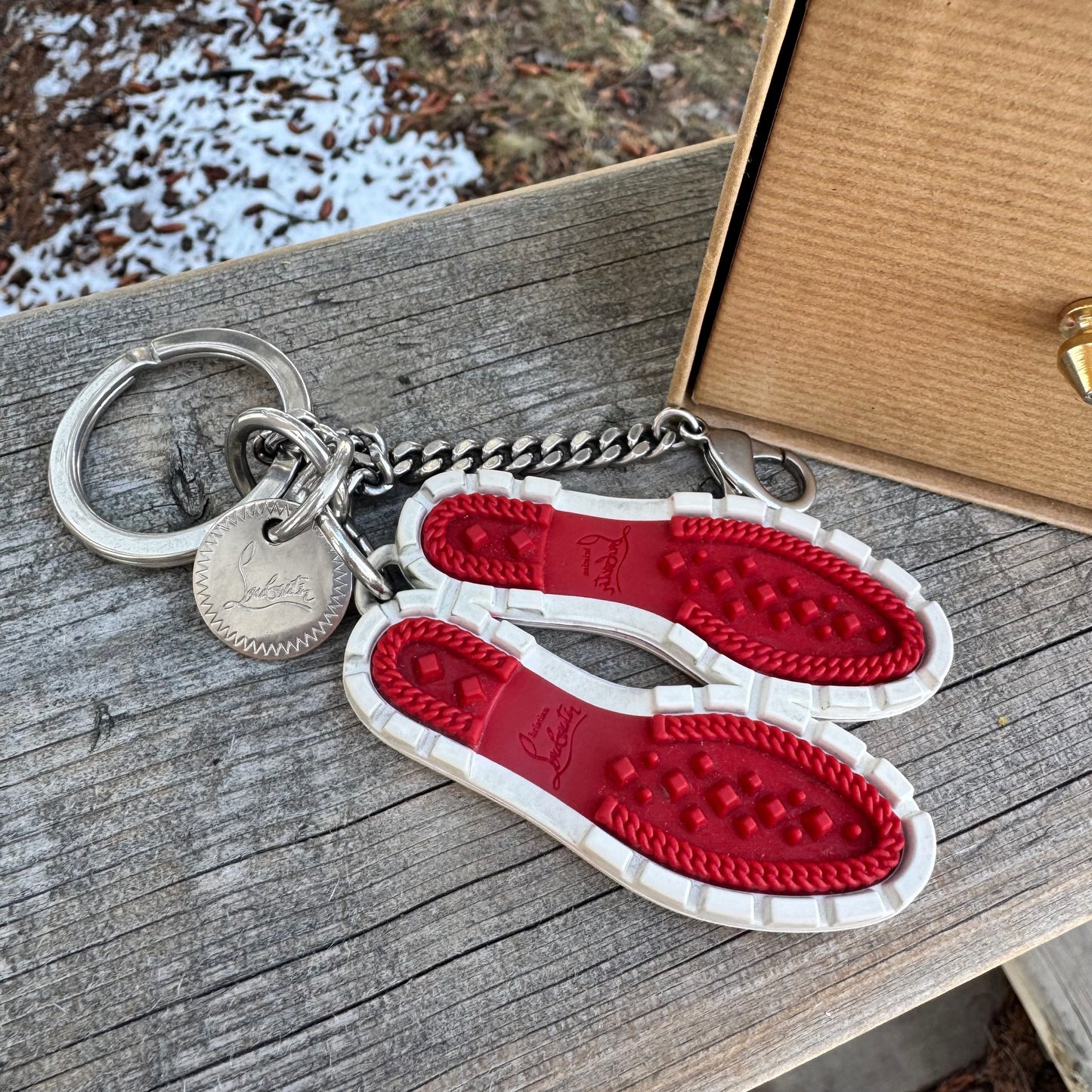 Christian Louboutin M Lug Sole Keyring