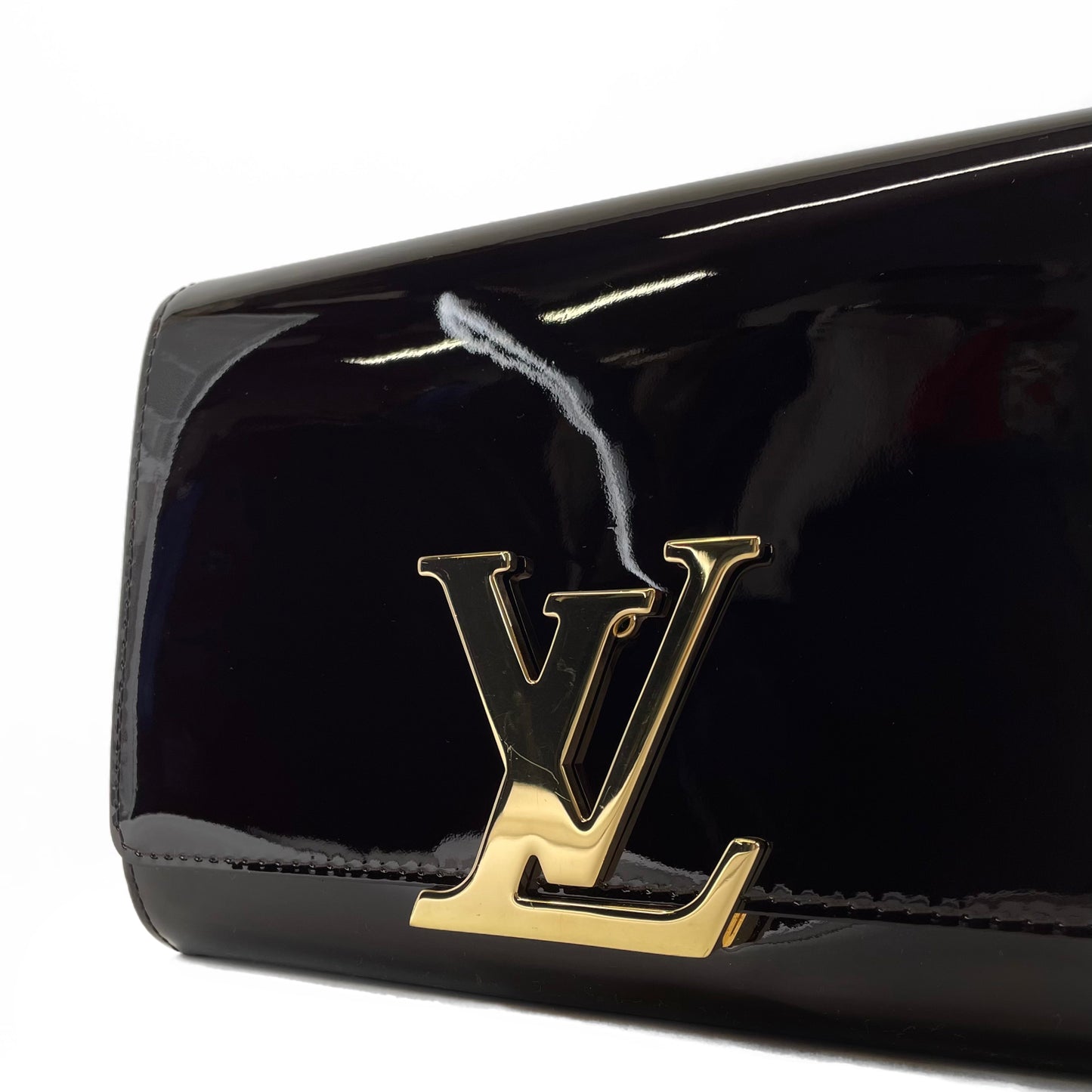 Louis Vuitton Vernis Louise Chain Clutch