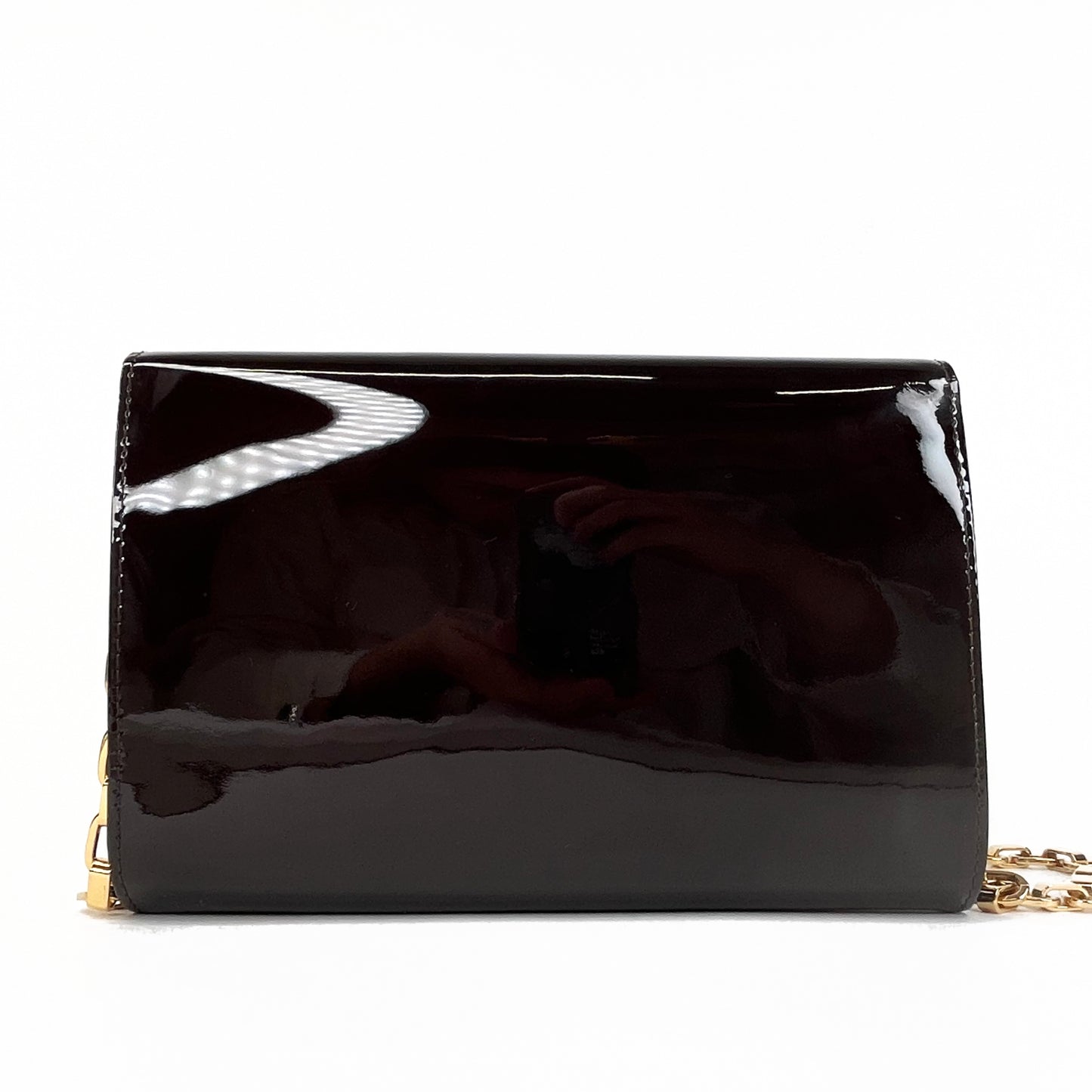 Louis Vuitton Vernis Louise Chain Clutch