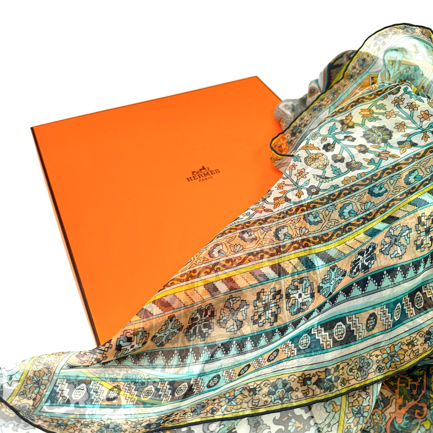 Hermès Tapis Persans Silk Scarf