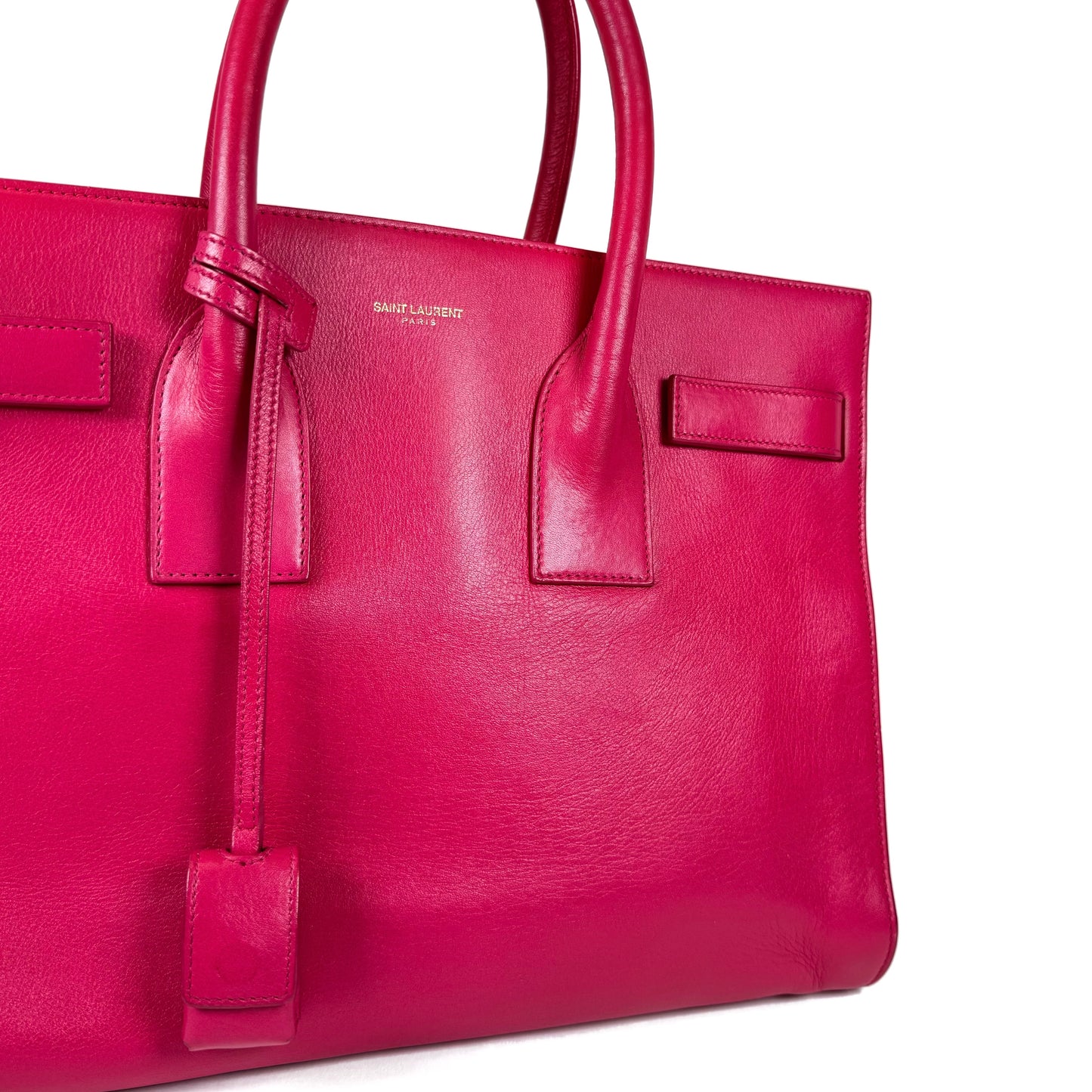 Saint Laurent Sac De Jour Fuchsia Bag
