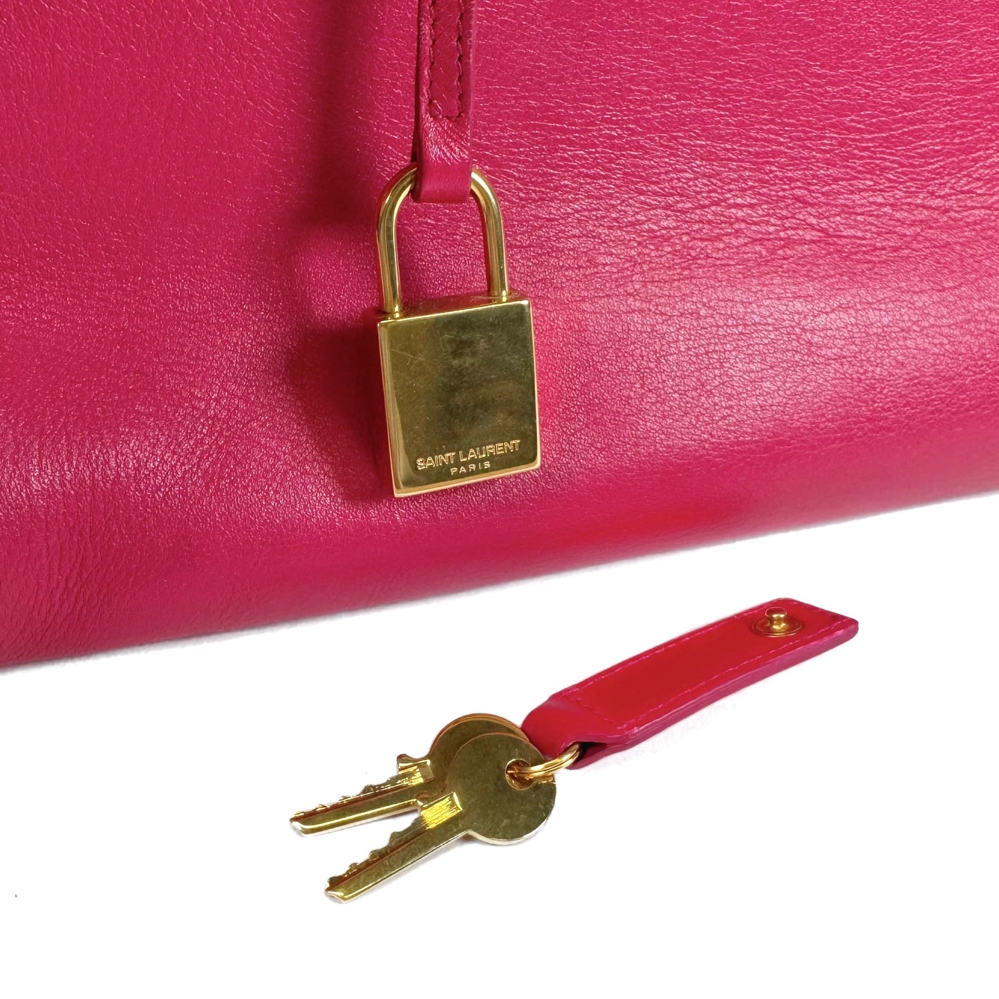 Saint Laurent Sac De Jour Fuchsia Bag