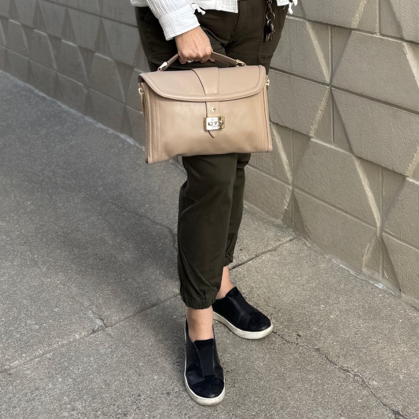 Lancel Leather Clutch