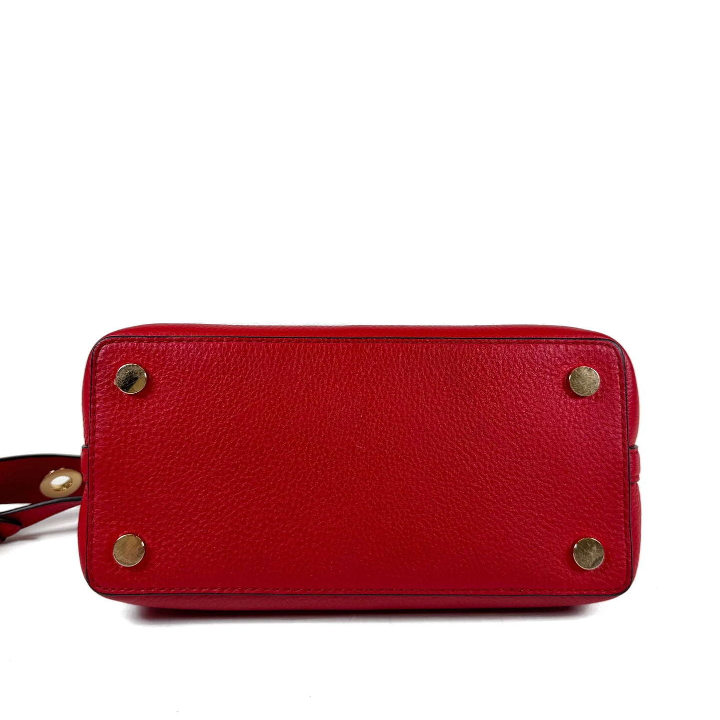 Michael Kors Brooklyn Red Small Satchel