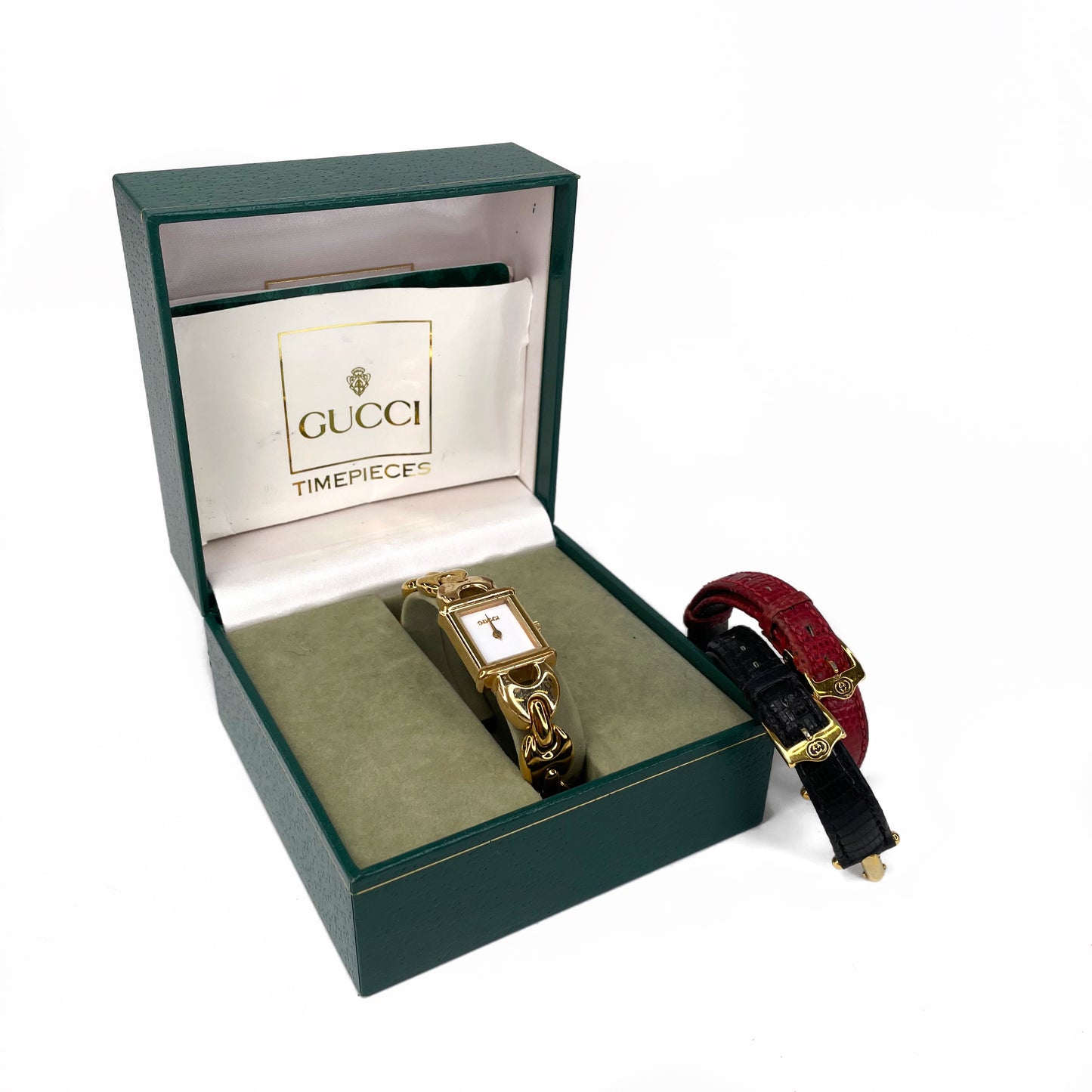 Gucci Vintage Gold toned Chain Watch