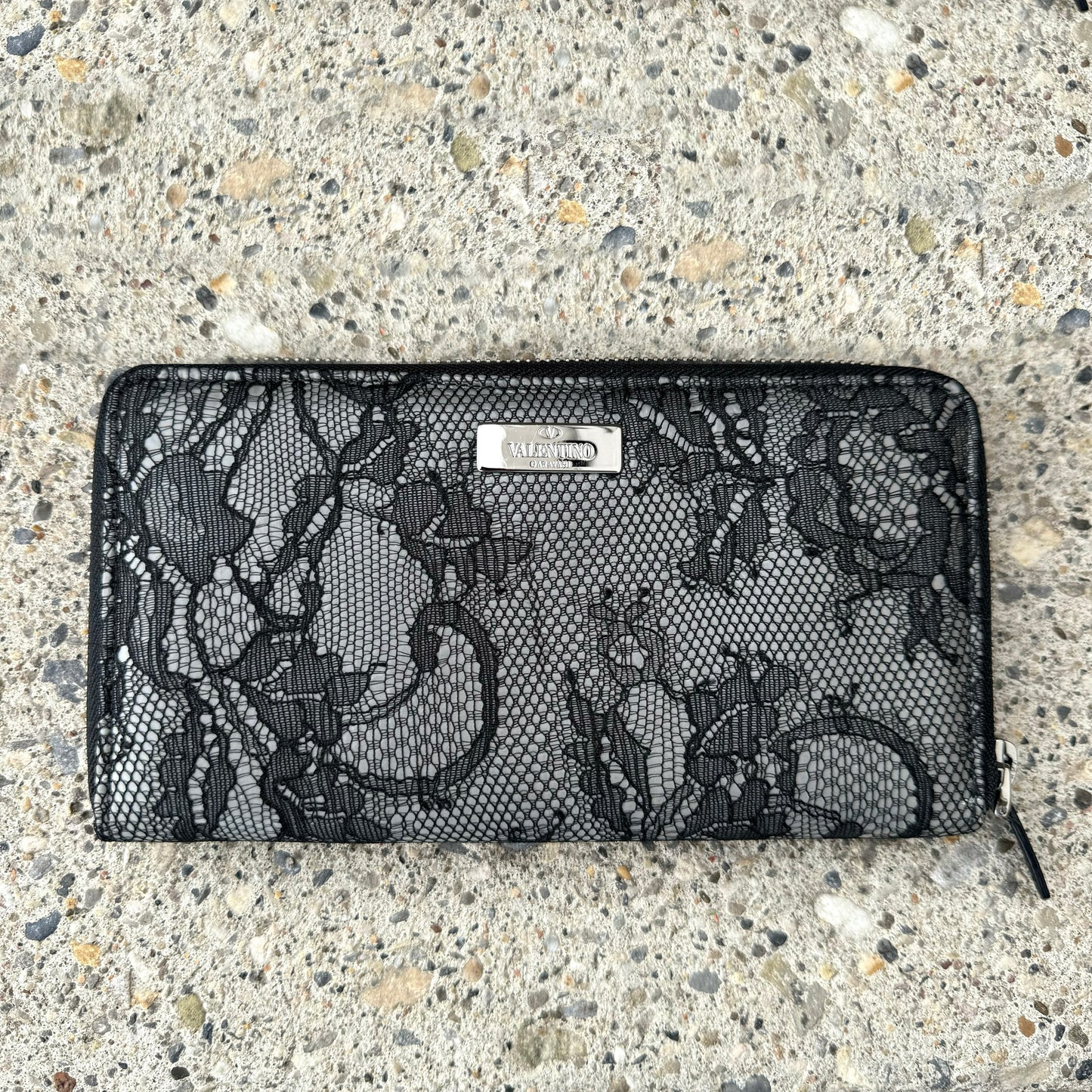 Valentino Lace Long Wallet