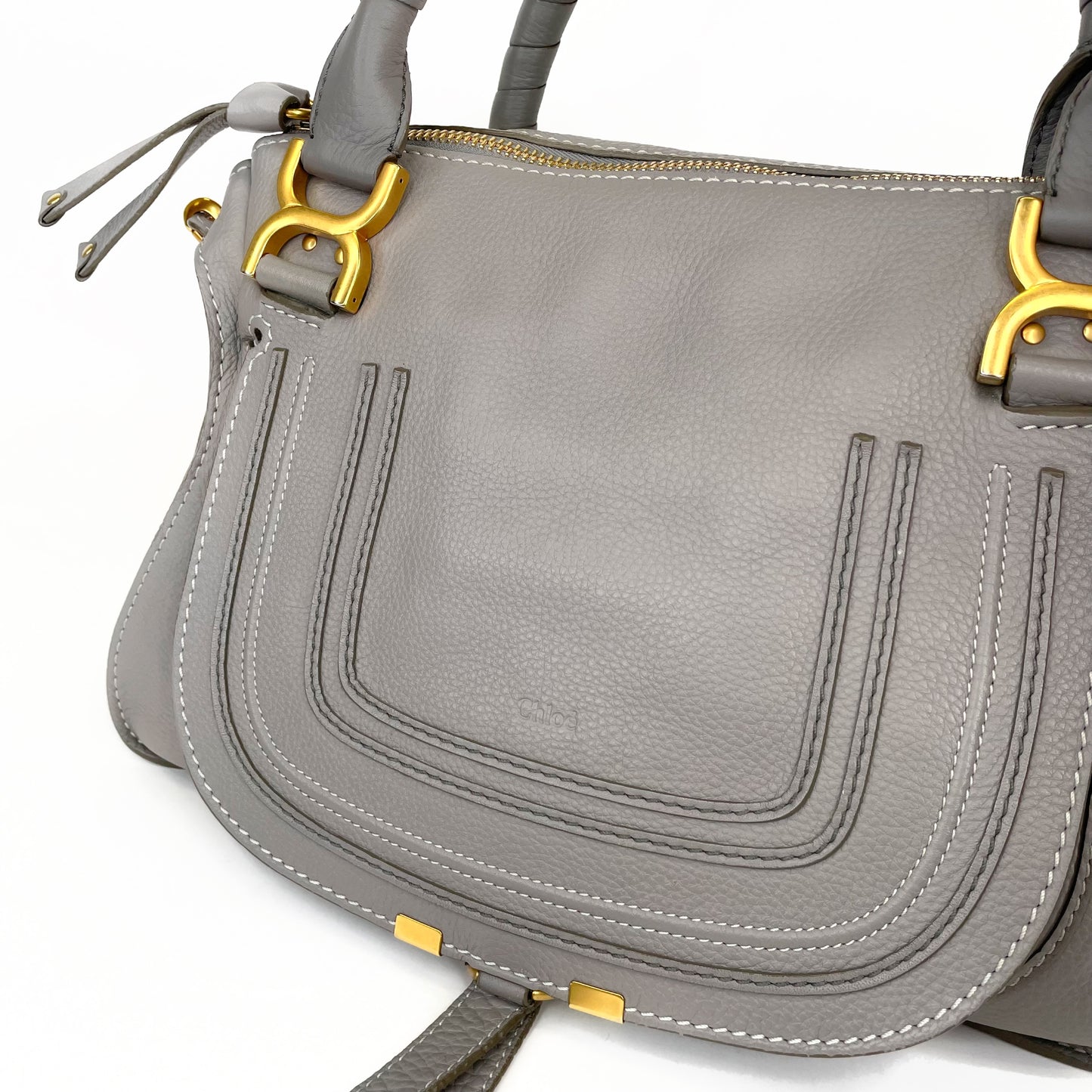 Chloe Marcie Grey Bag