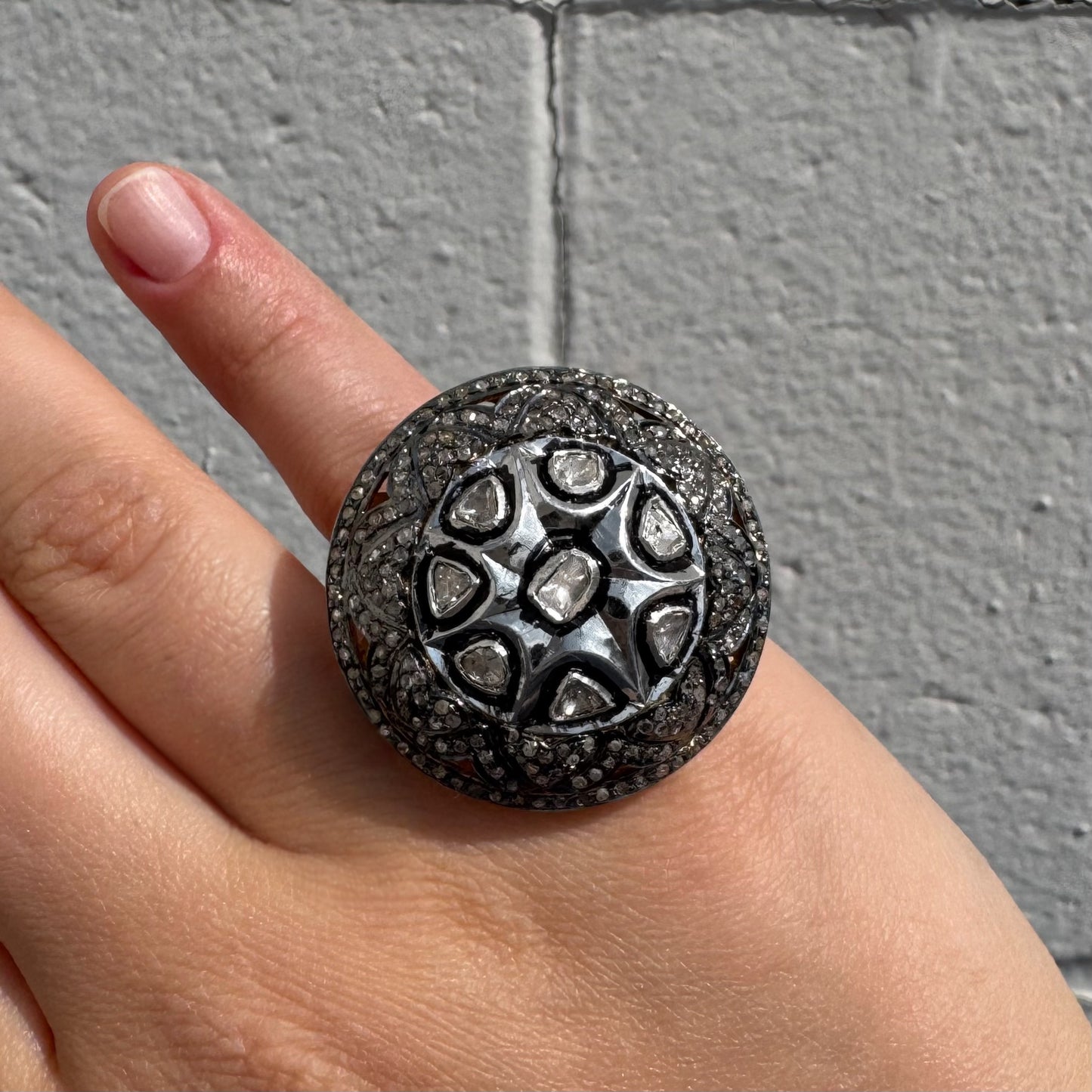 Polki Diamond Ring