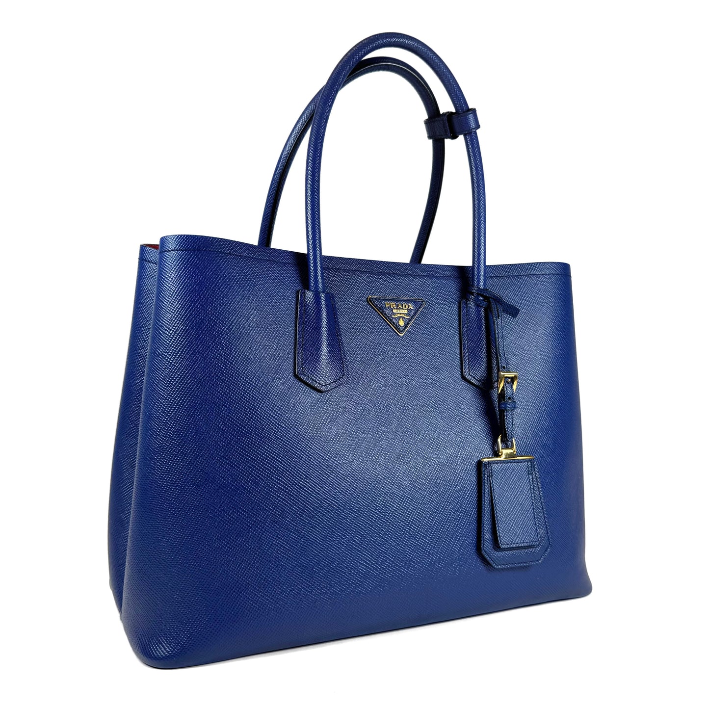 Prada Saffiano Double Handle Bag