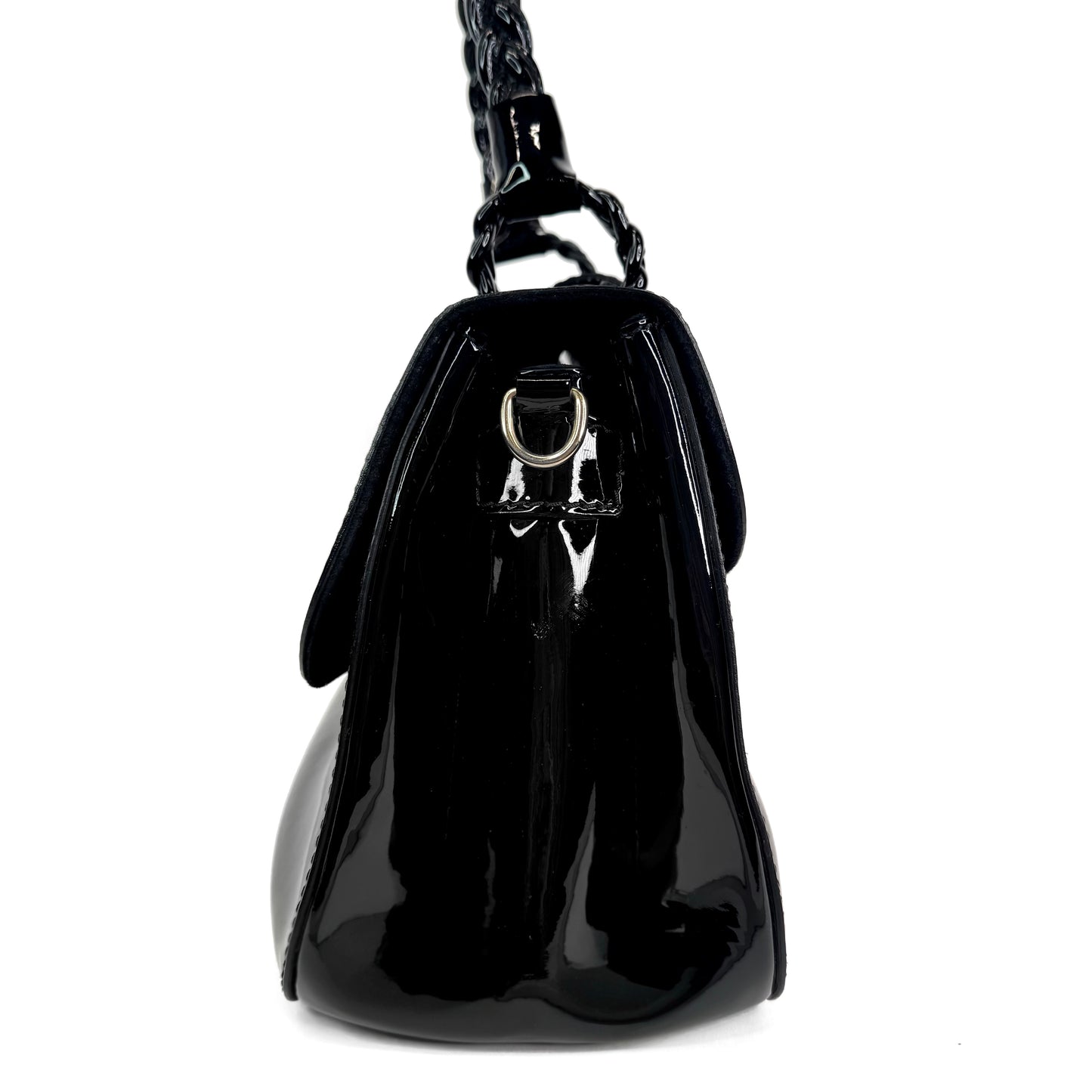Valentino Garavani Patent Histoire Flap Bag