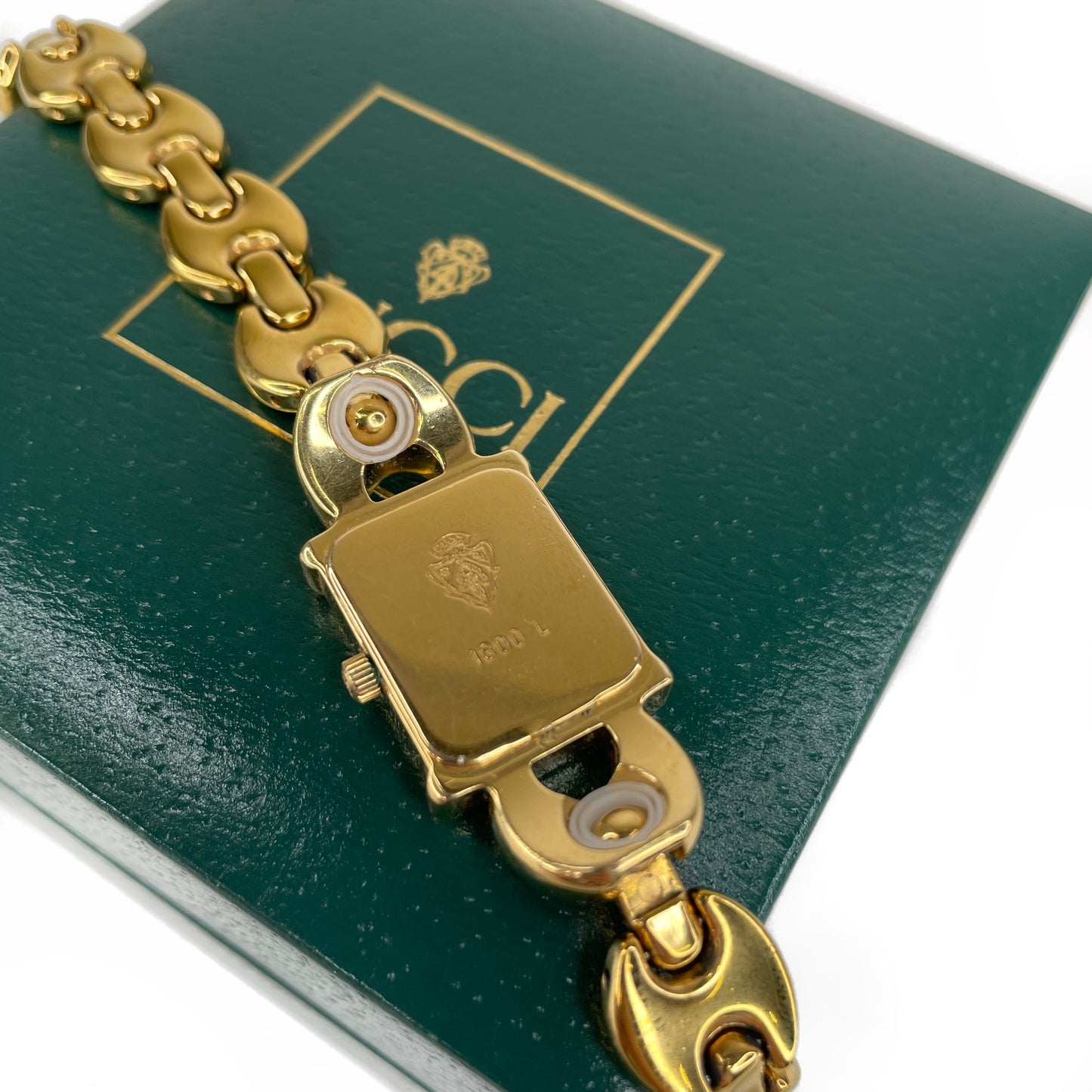 Gucci Vintage Gold toned Chain Watch
