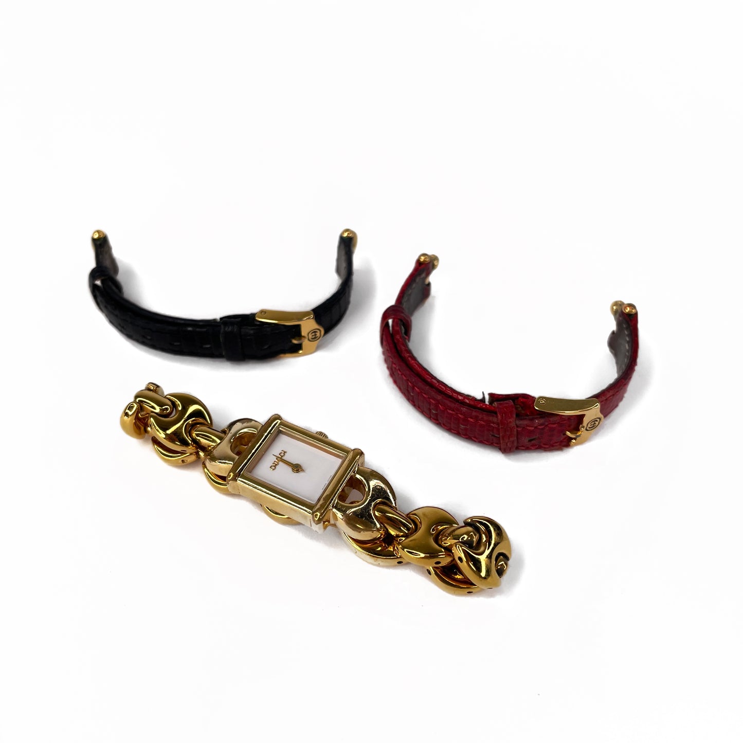 Gucci Vintage Gold toned Chain Watch