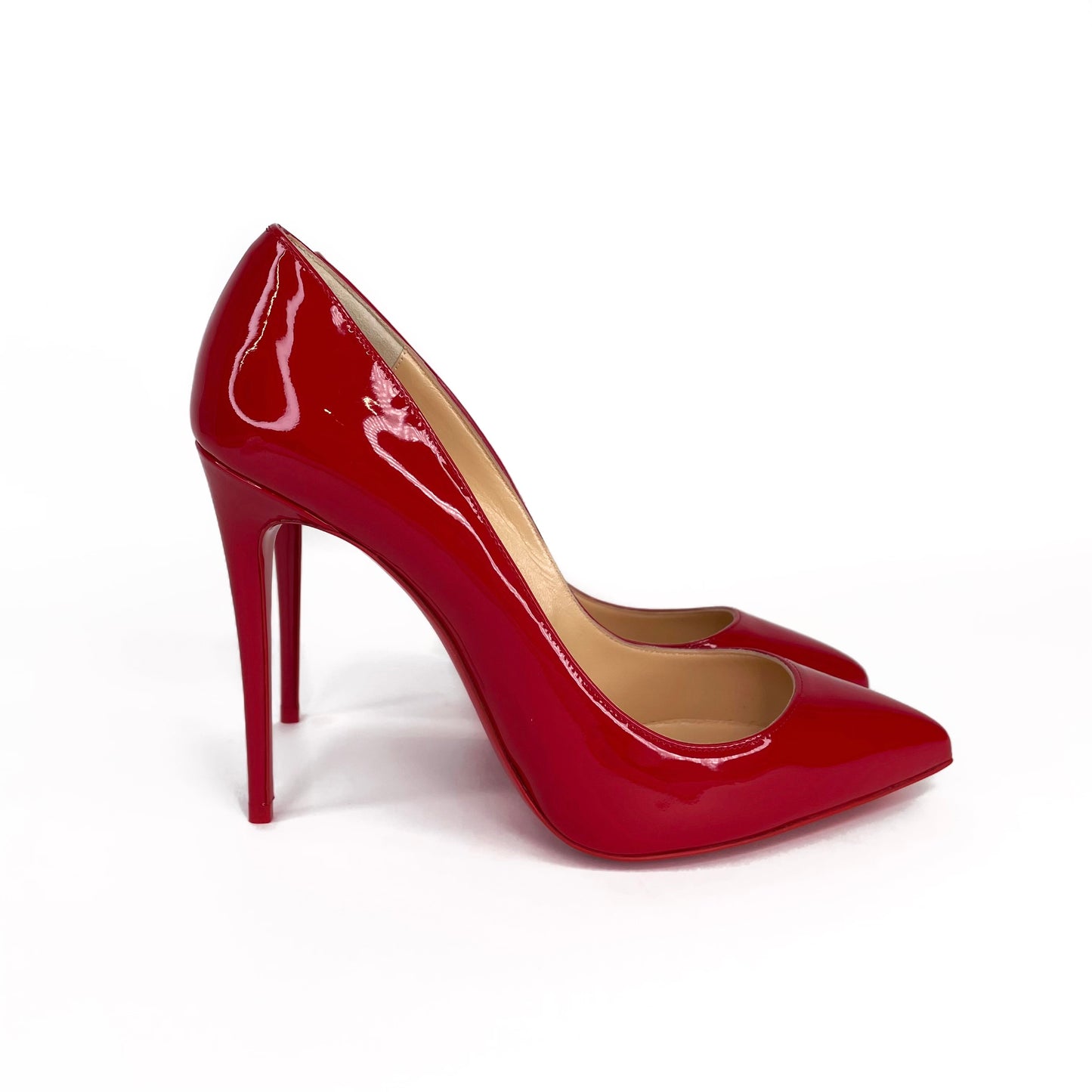 Christian Louboutin Patent Pump Kate Red Shoes