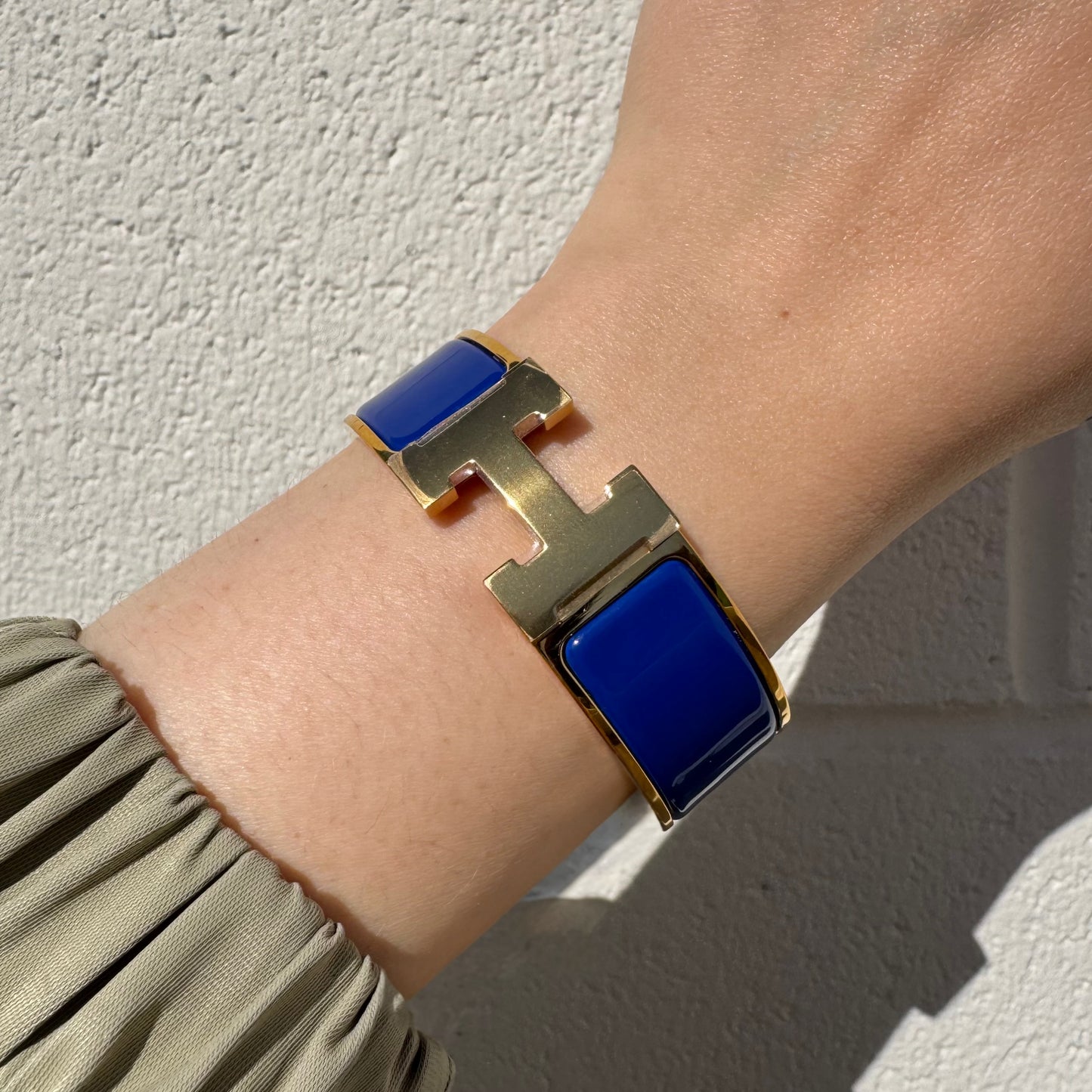 Hermès Enamel Clic Clac H GM Bracelet