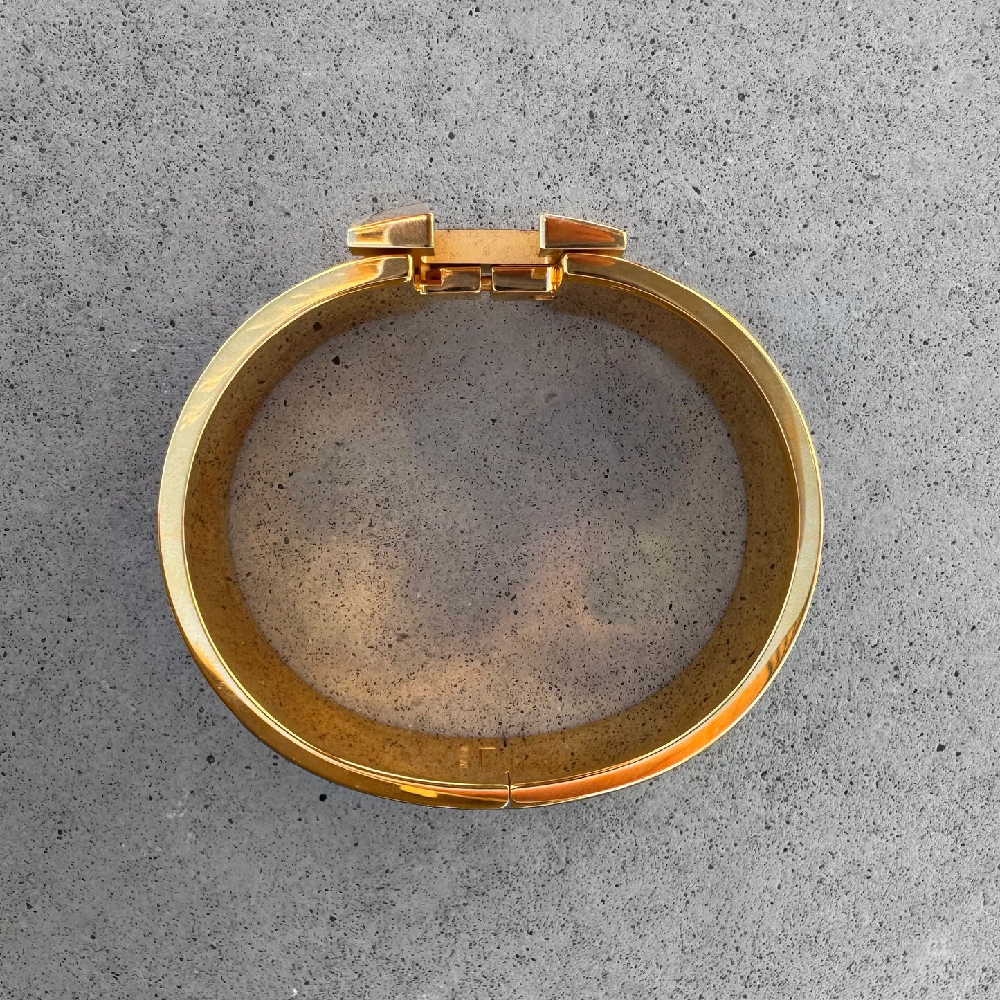 Hermès Enamel Clic Clac H GM Bracelet