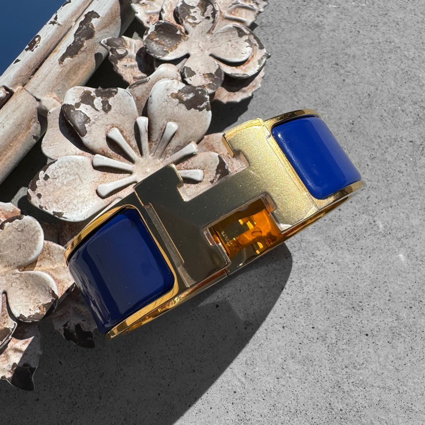 Hermès Enamel Clic Clac H GM Bracelet