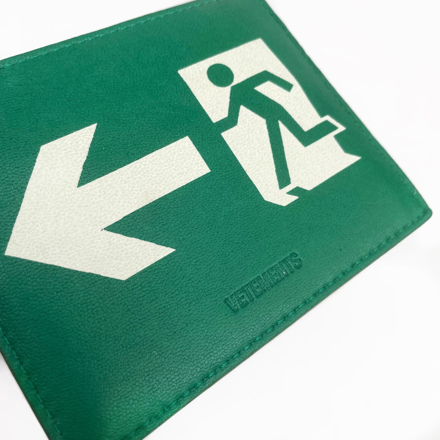 VETEMENTS Lamb Green Card Holder