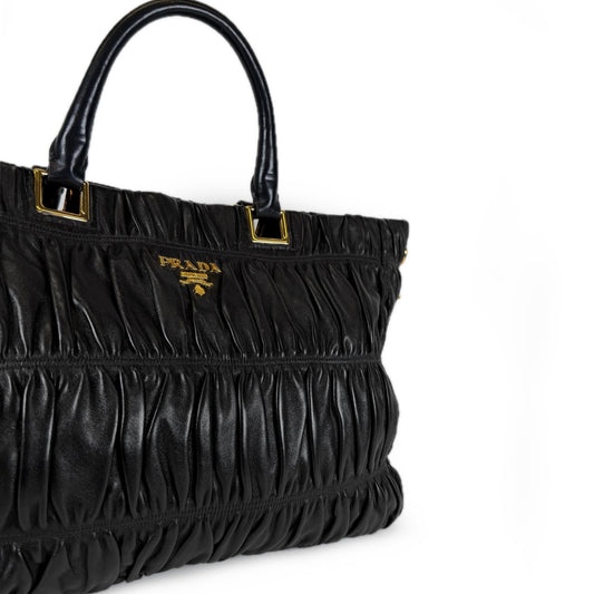 Prada Nappa Gaufre Leather Tote Bag
