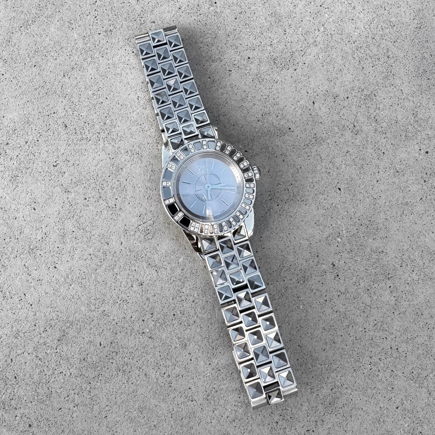 Christian Dior Christal Diamond Stainless Steel Watch