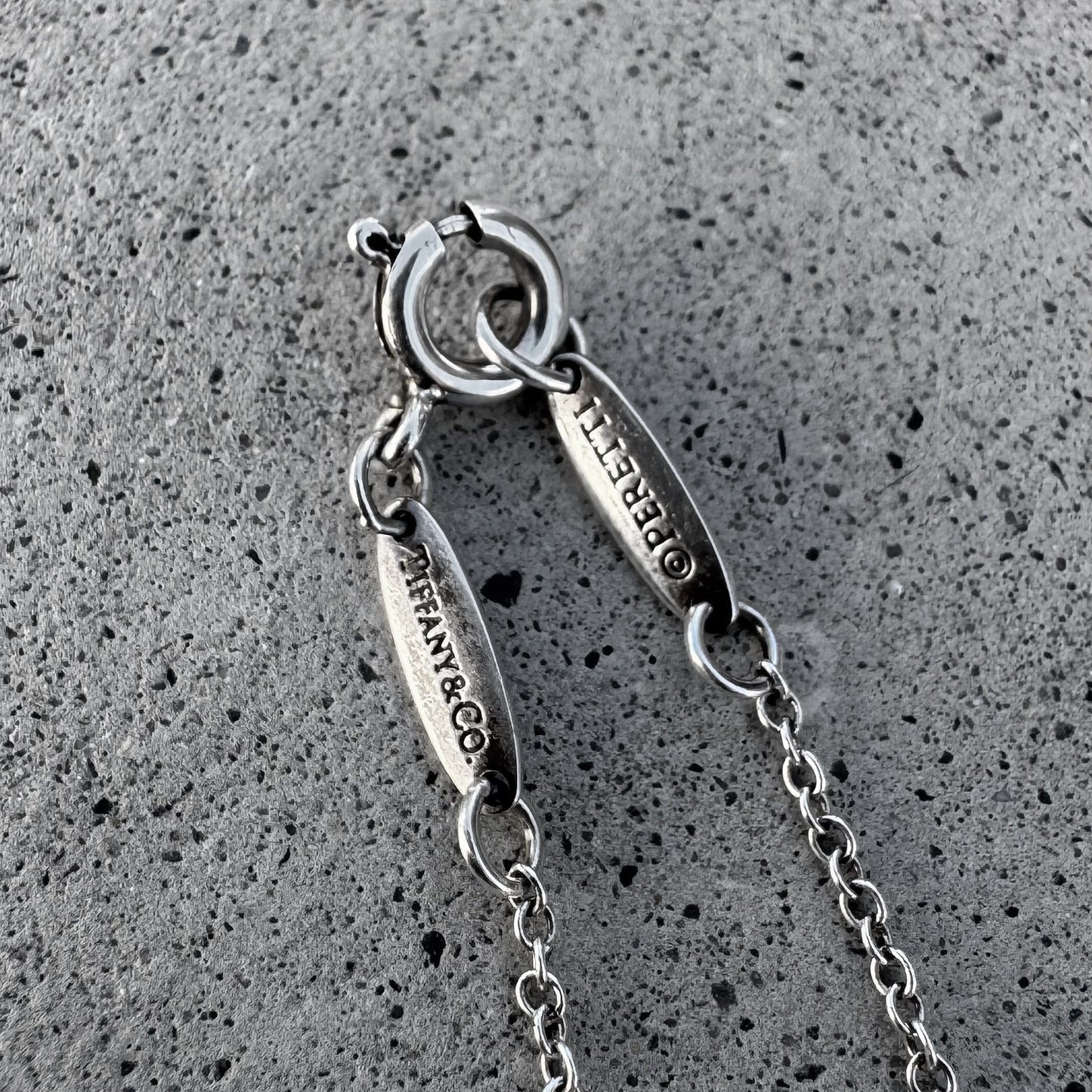 Tiffany & Co. Elsa Peretti Floating Heart Necklace